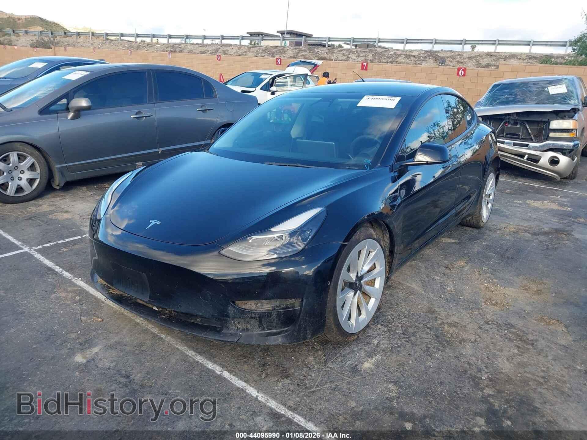 2022 TESLA MODEL 3 - VIN: 5YJ3E1EB2NF119286 - Фото 2