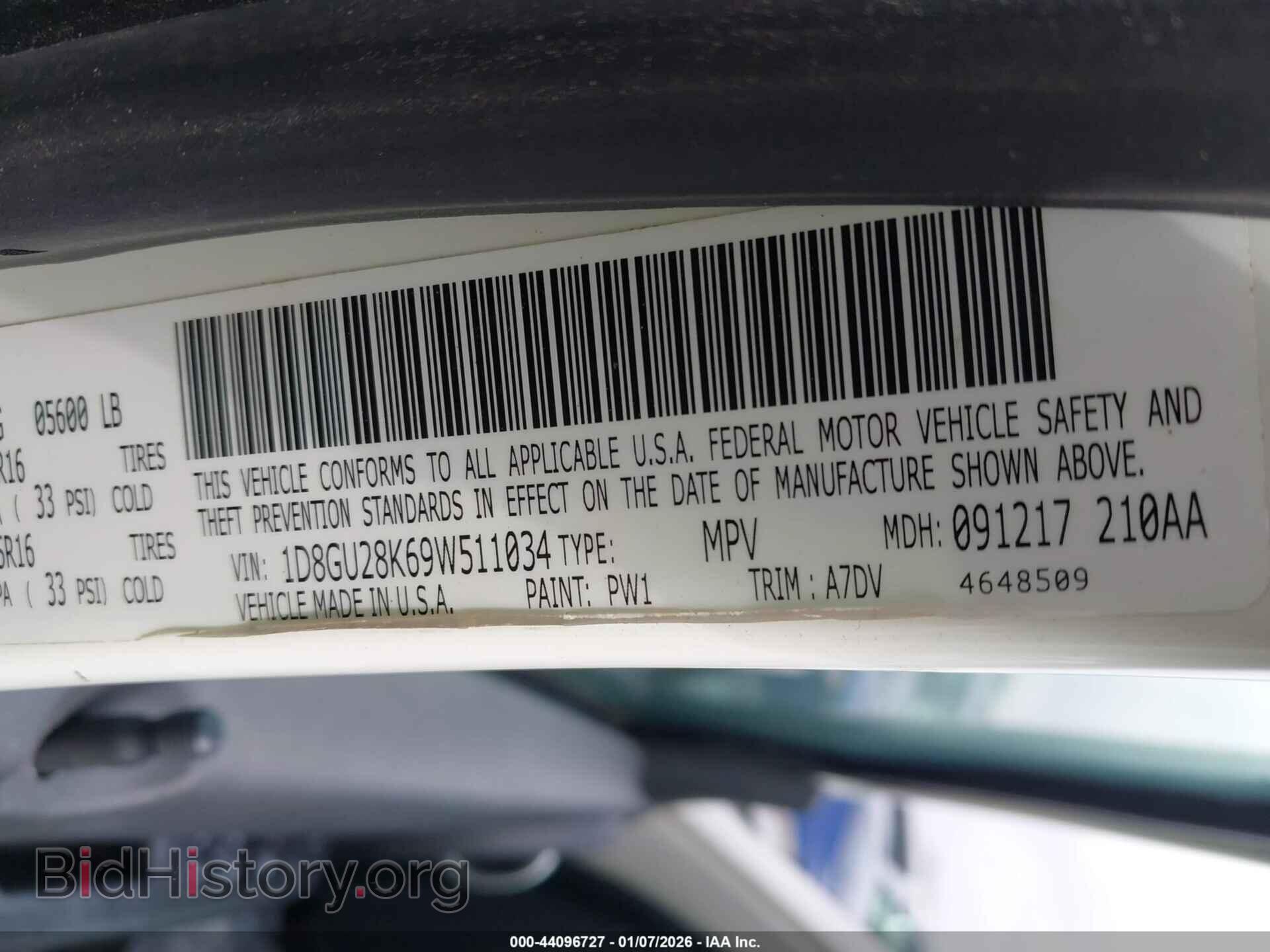 2009 DODGE NITRO - VIN: 1D8GU28K69W511034 - Photo 9