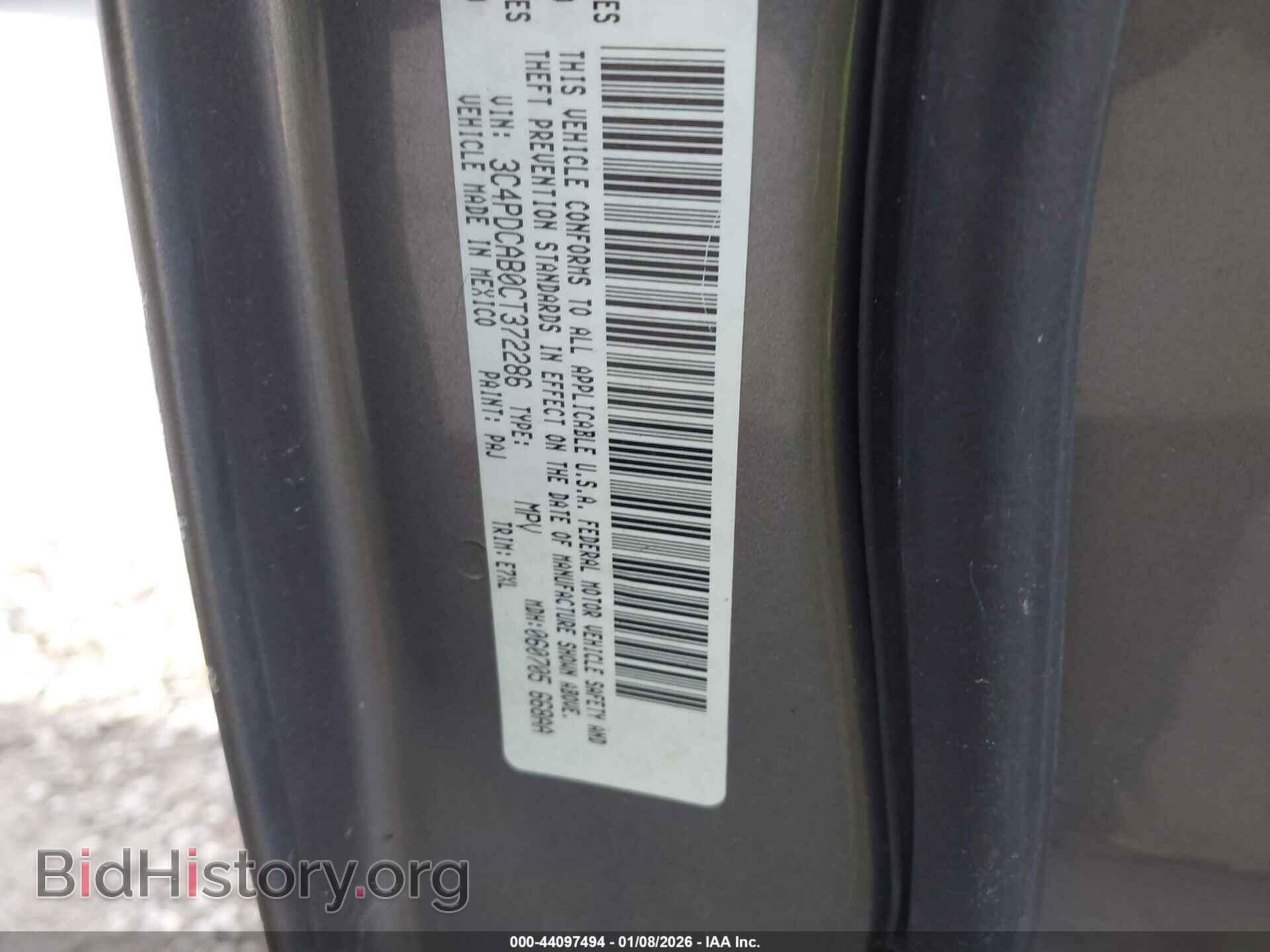2012 DODGE JOURNEY - VIN: 3C4PDCAB0CT372286 - Фото 9