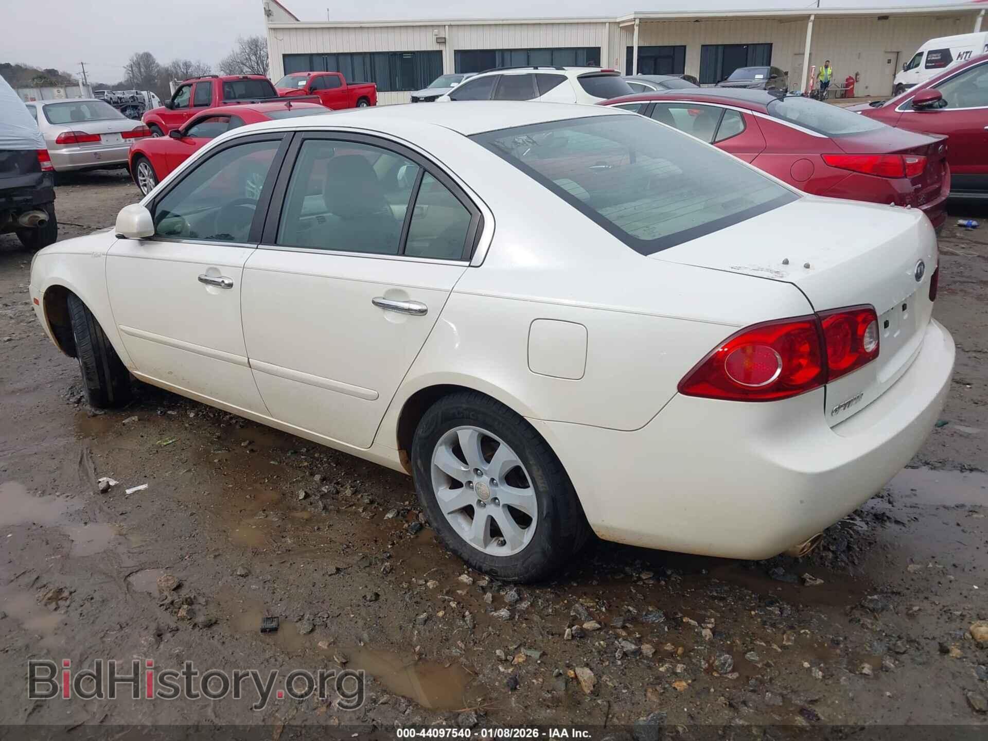 2007 KIA OPTIMA - VIN: KNAGE124375086887 - Фото 3