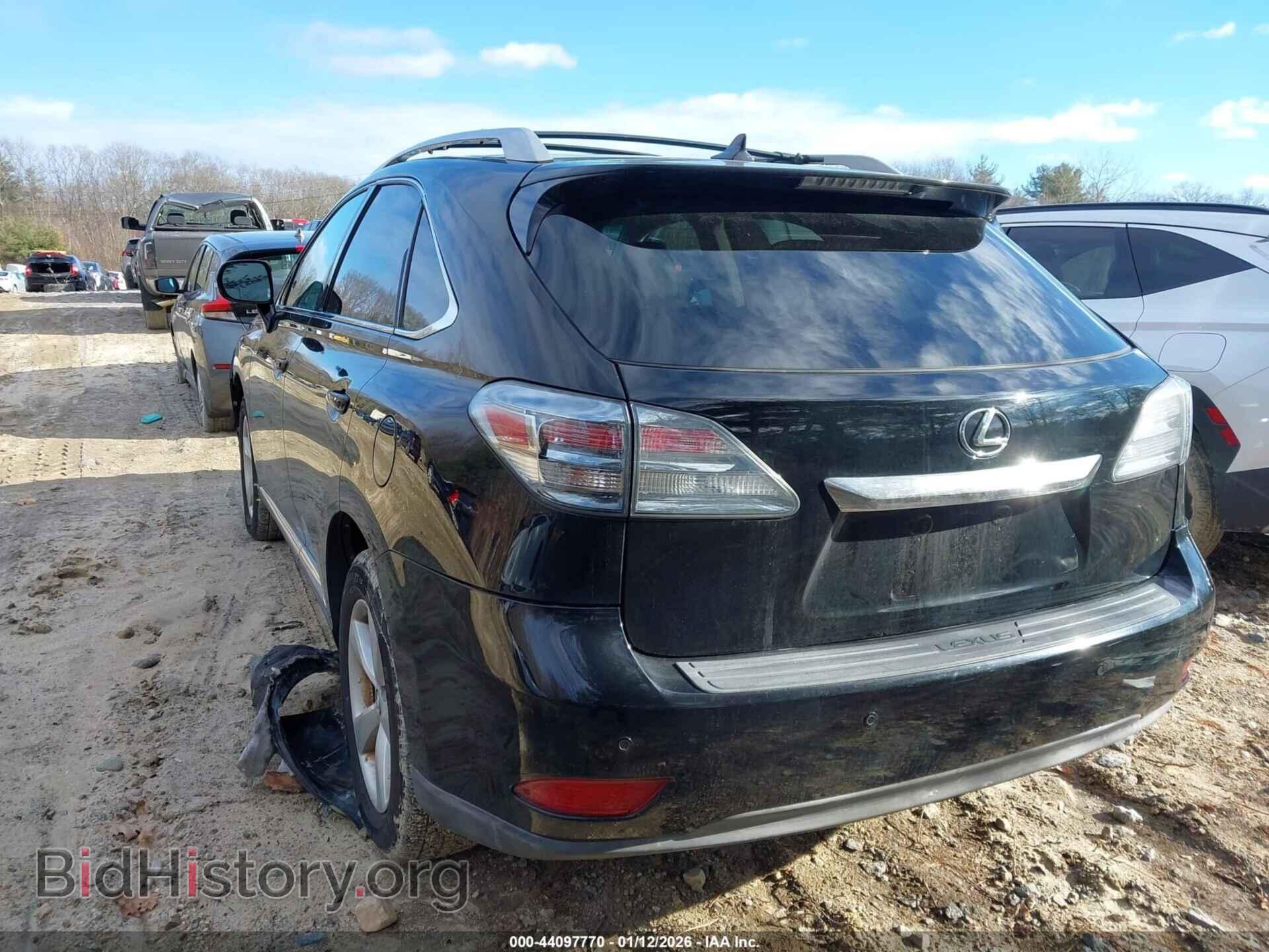 2012 LEXUS RX 350 - VIN: 2T2BK1BA3CC153105 - Фото 3