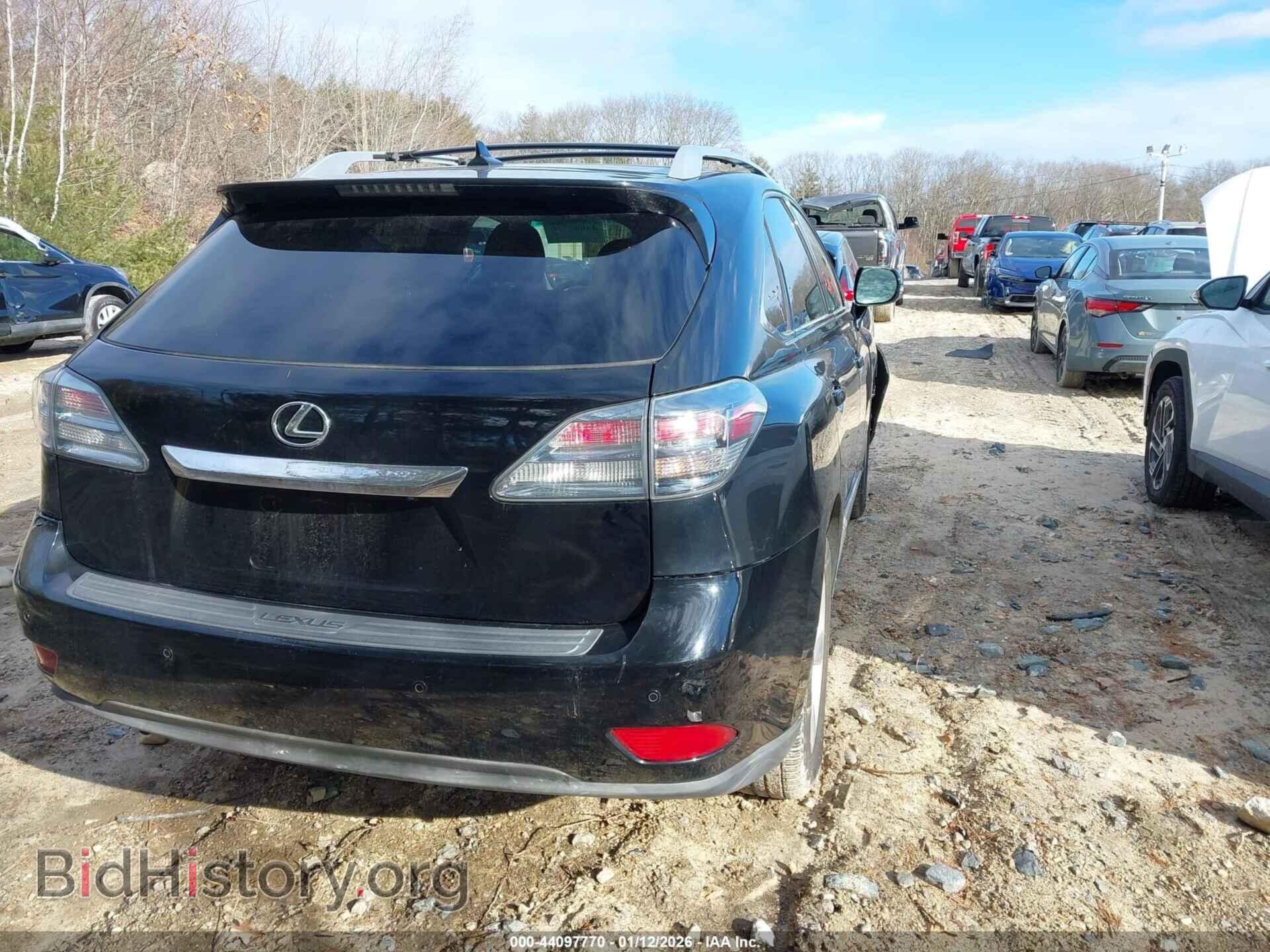 2012 LEXUS RX 350 - VIN: 2T2BK1BA3CC153105 - Фото 4