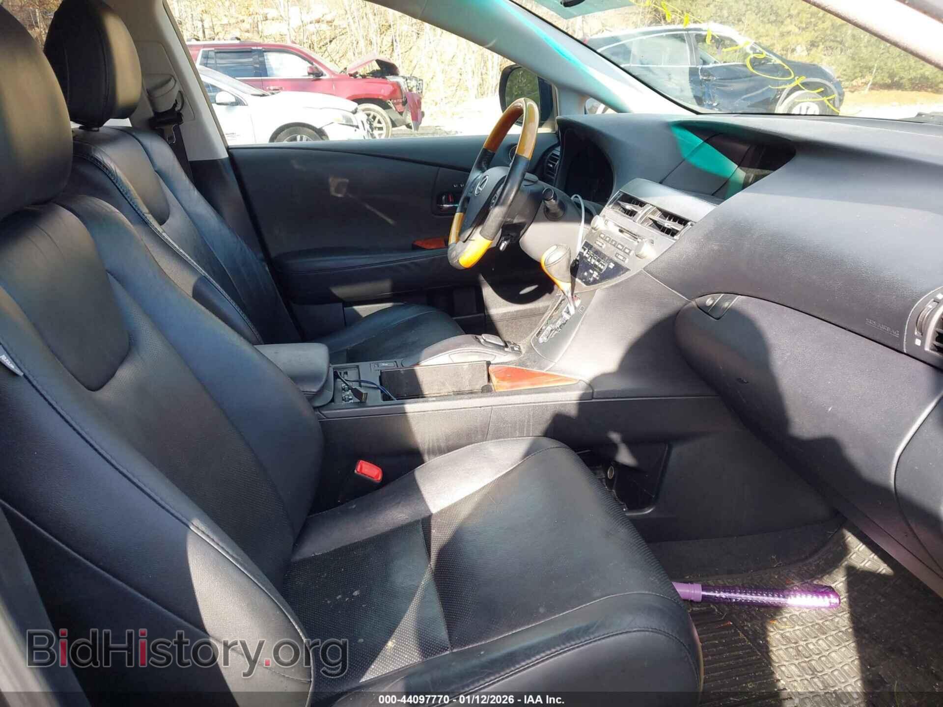 2012 LEXUS RX 350 - VIN: 2T2BK1BA3CC153105 - Фото 5