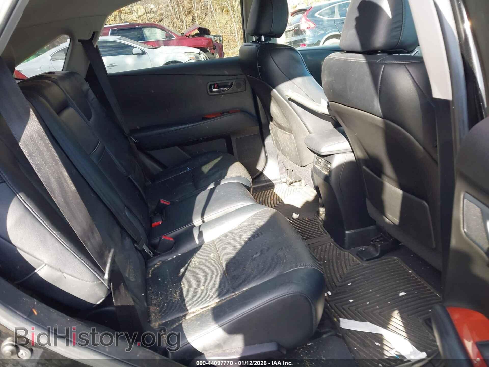 2012 LEXUS RX 350 - VIN: 2T2BK1BA3CC153105 - Фото 8
