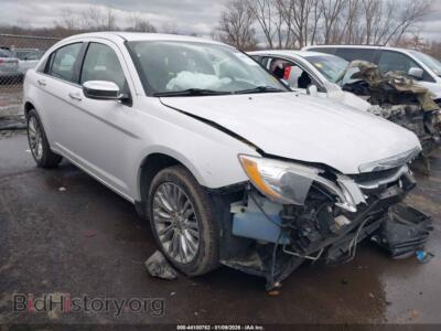2012 Chrysler 200 Limited, white — VIN 1C3CCBCG8CN254110, IAAI