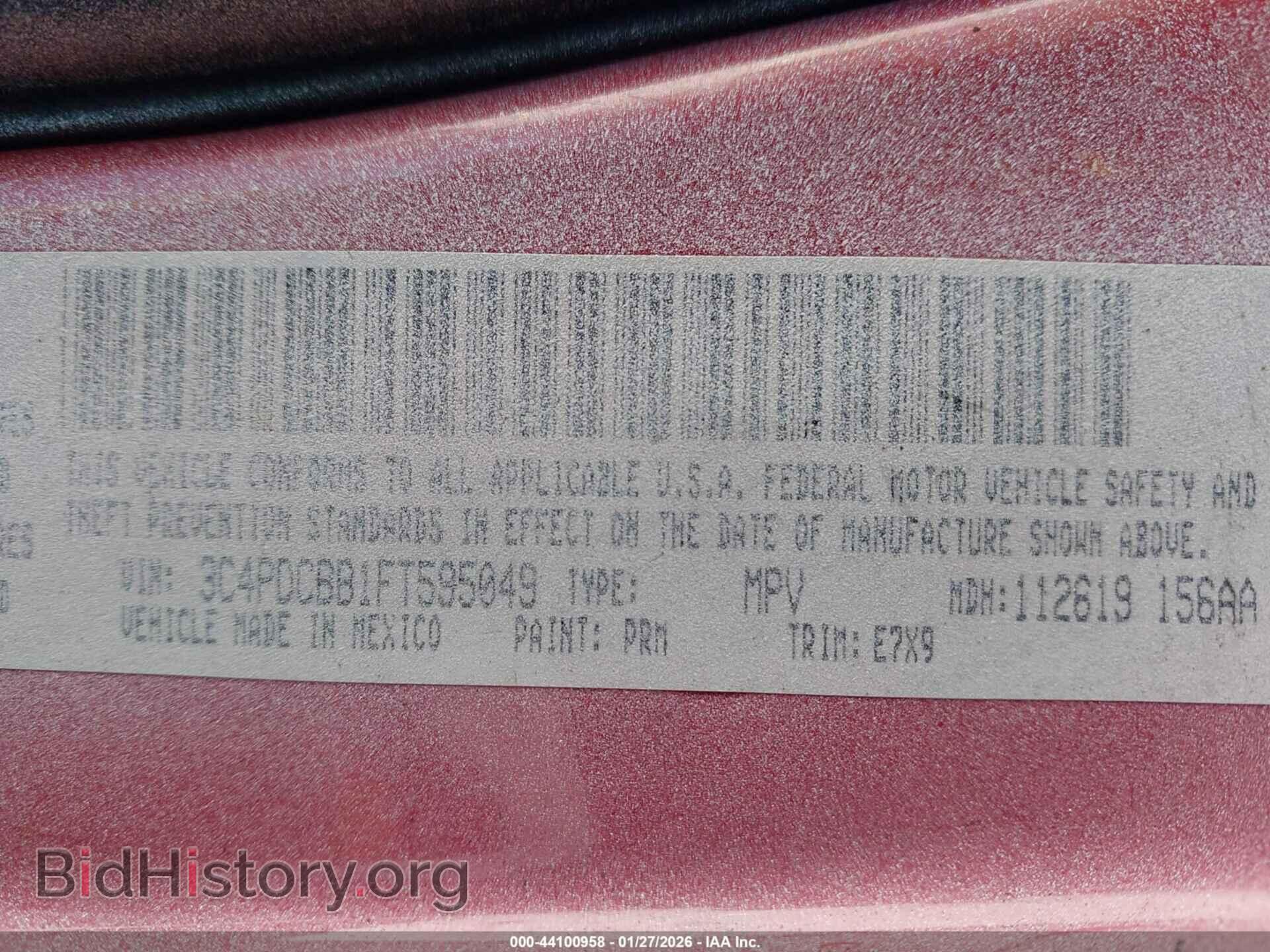 2015 DODGE JOURNEY - VIN: 3C4PDCBB1FT595049 - Photo 9