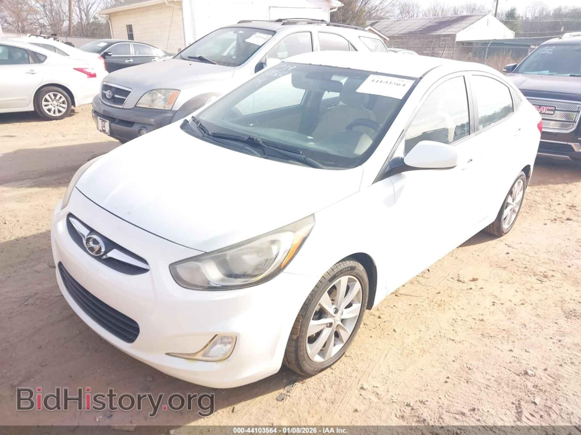 2013 HYUNDAI ACCENT - VIN: KMHCU4AE1DU461088 - Фото 2