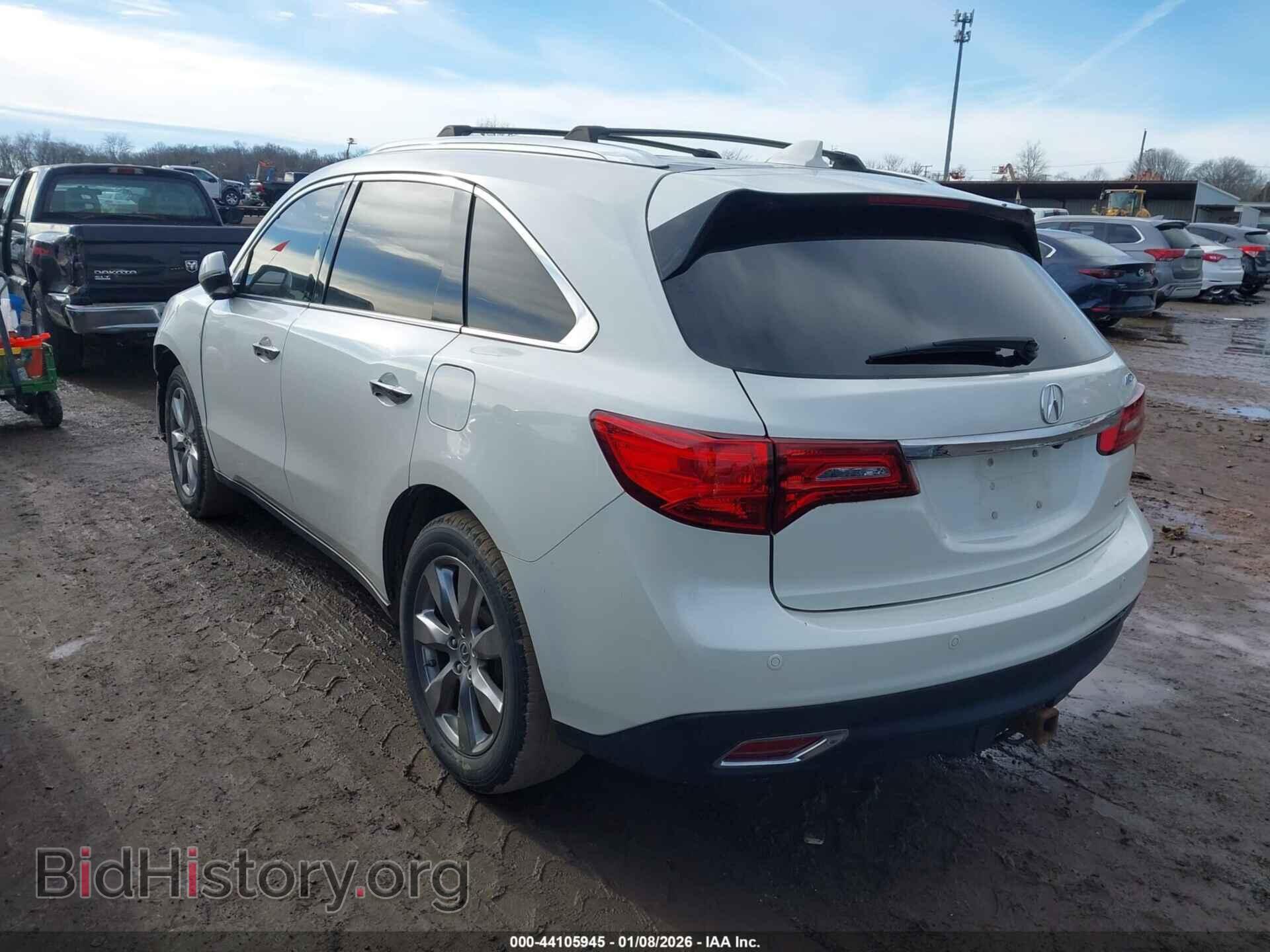 2016 ACURA MDX - VIN: 5FRYD4H95GB032003 - Фото 3