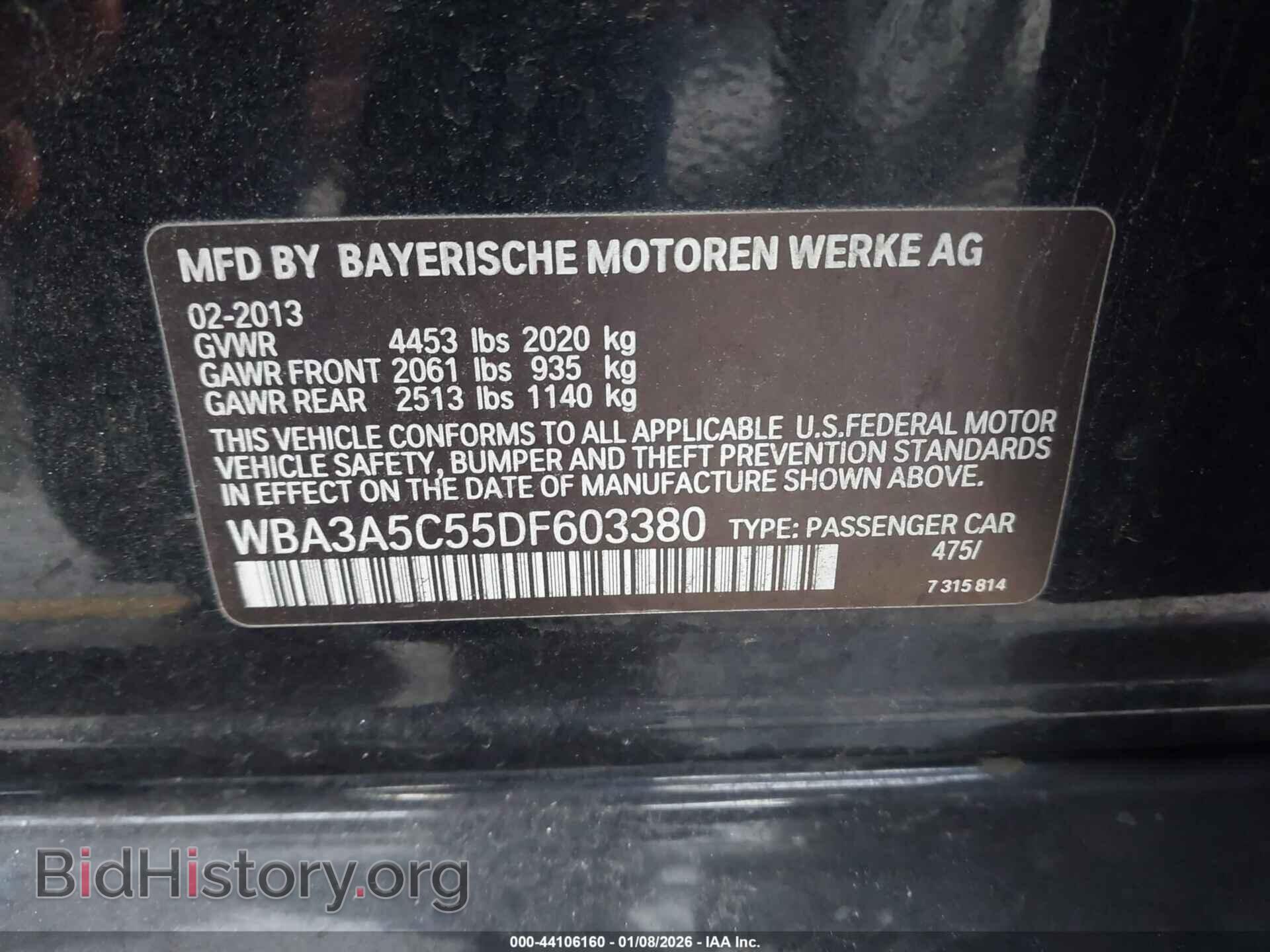 2013 BMW 328I - VIN: WBA3A5C55DF603380 - Фото 9