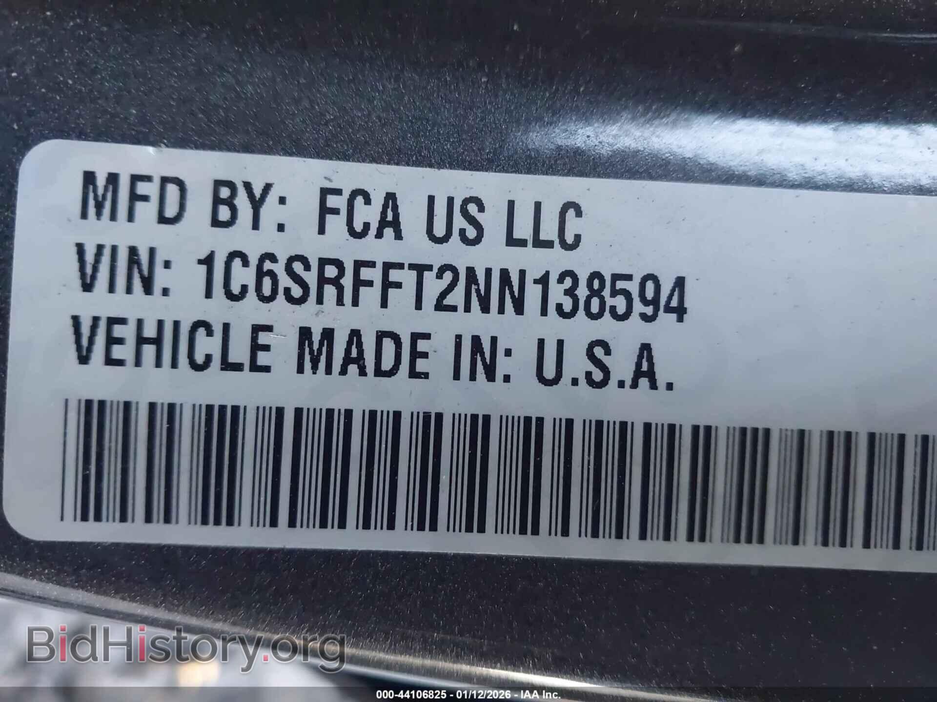 2022 RAM 1500 - VIN: 1C6SRFFT2NN138594 - Фото 9