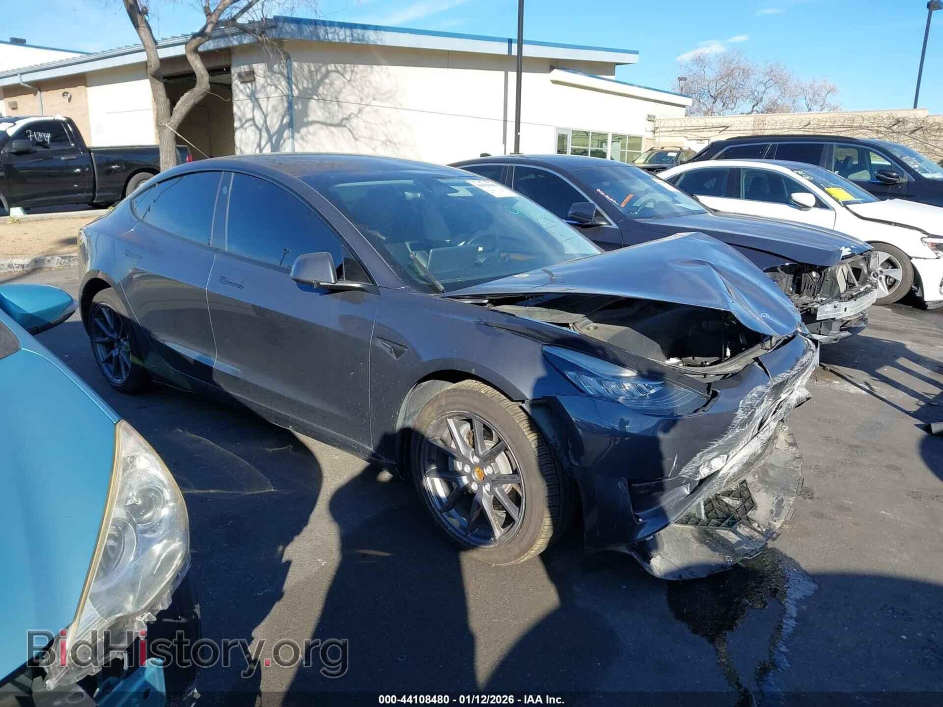 Photo 5YJ3E1EB8NF240551 - TESLA MODEL 3 2022