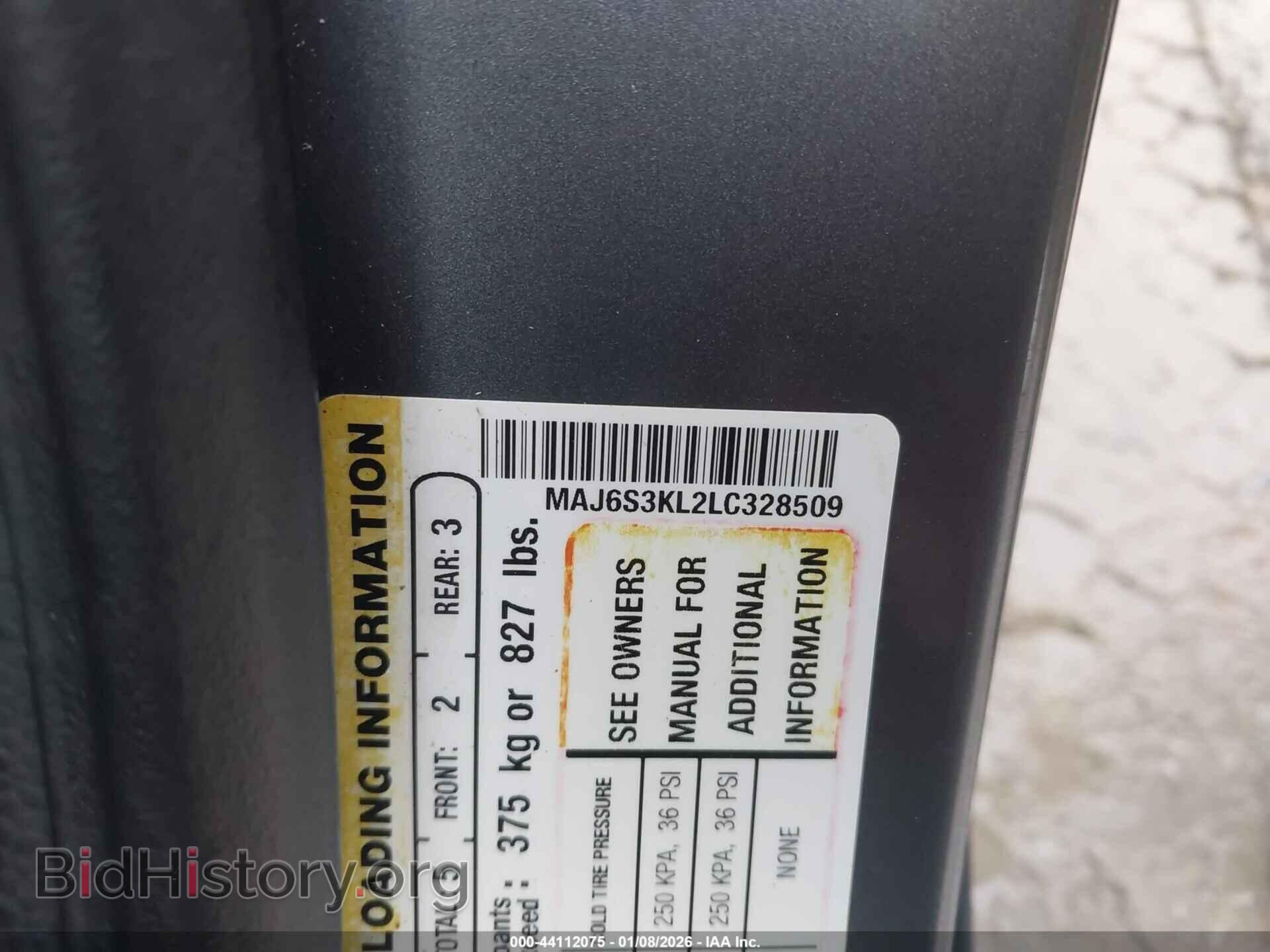 2020 FORD ECOSPORT - VIN: MAJ6S3KL2LC328509 - Photo 9