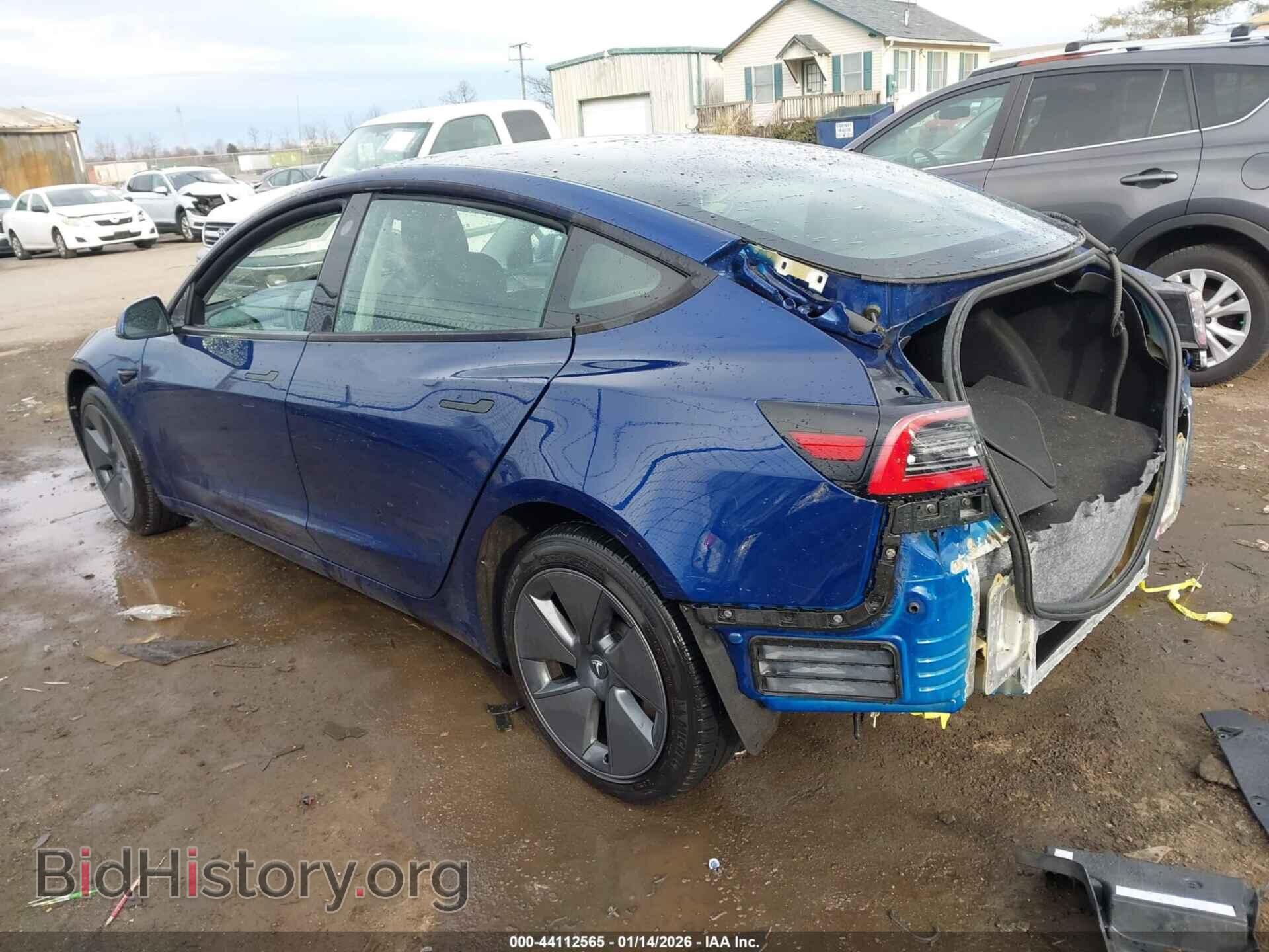 2022 TESLA MODEL 3 - VIN: 5YJ3E1EB7NF115301 - Фото 3