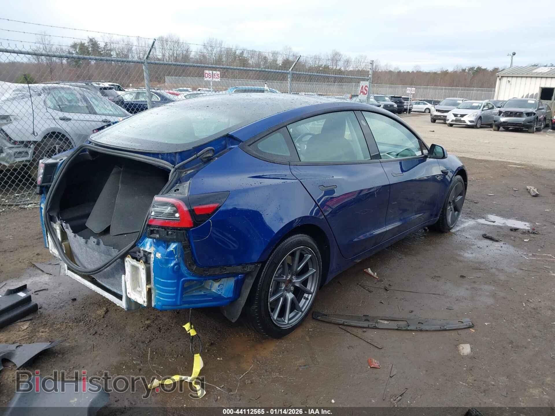 2022 TESLA MODEL 3 - VIN: 5YJ3E1EB7NF115301 - Фото 4