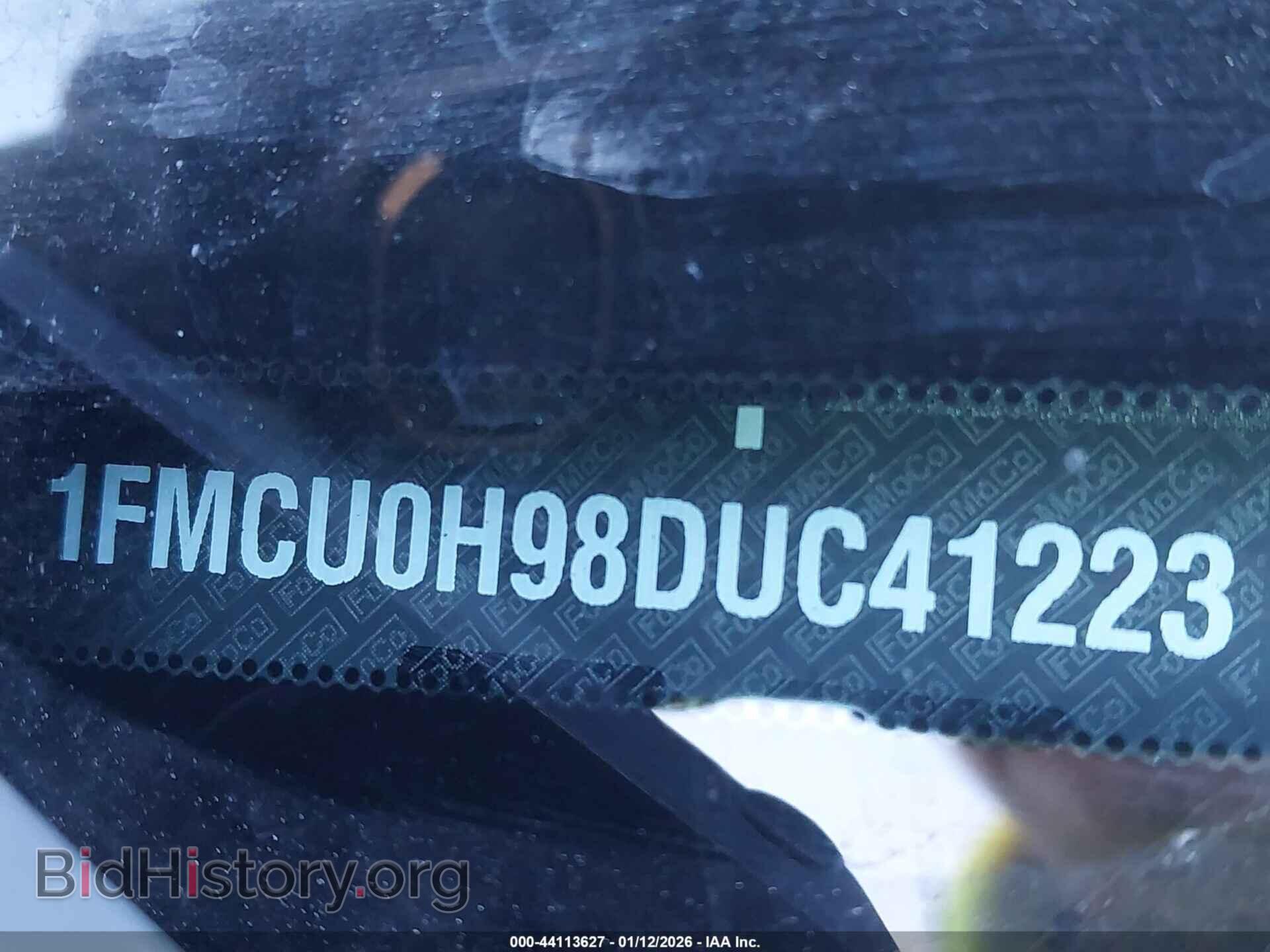 2013 FORD ESCAPE - VIN: 1FMCU0H98DUC41223 - Фото 9
