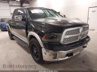 2017 RAM 1500 Laramie 4X4 5'7 Box, черный — VIN 1C6RR7NT7HS712554, IAAI