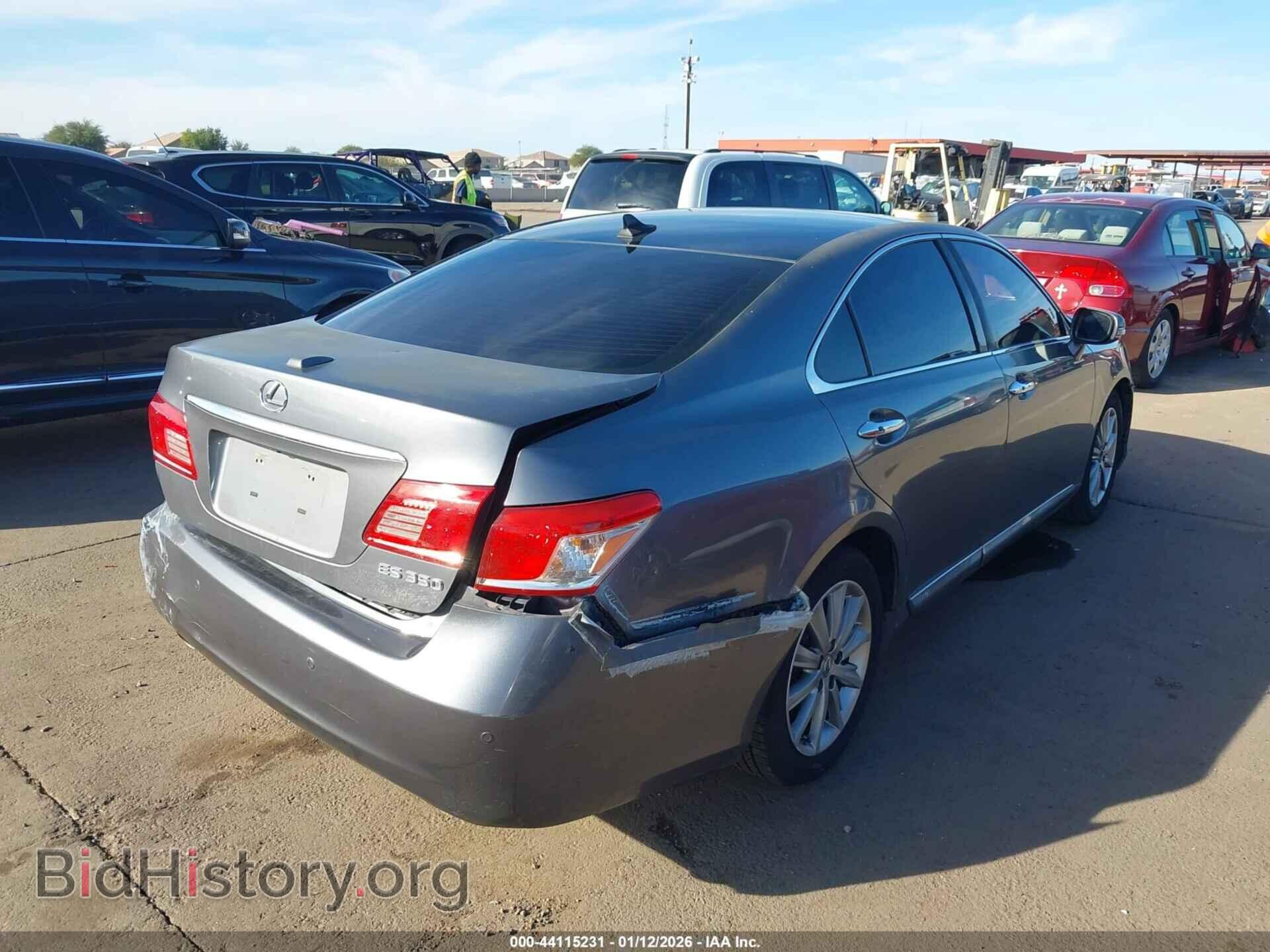2012 LEXUS ES 350 - VIN: JTHBK1EG6C2503182 - Photo 4