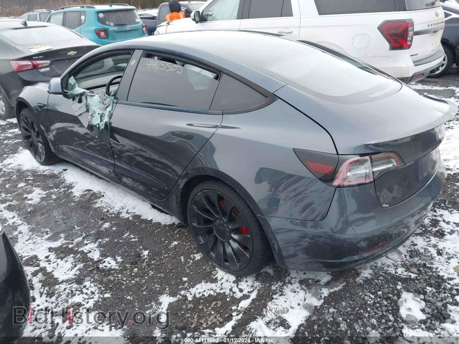2022 TESLA MODEL 3 - VIN: 5YJ3E1EC7NF102959 - Фото 3