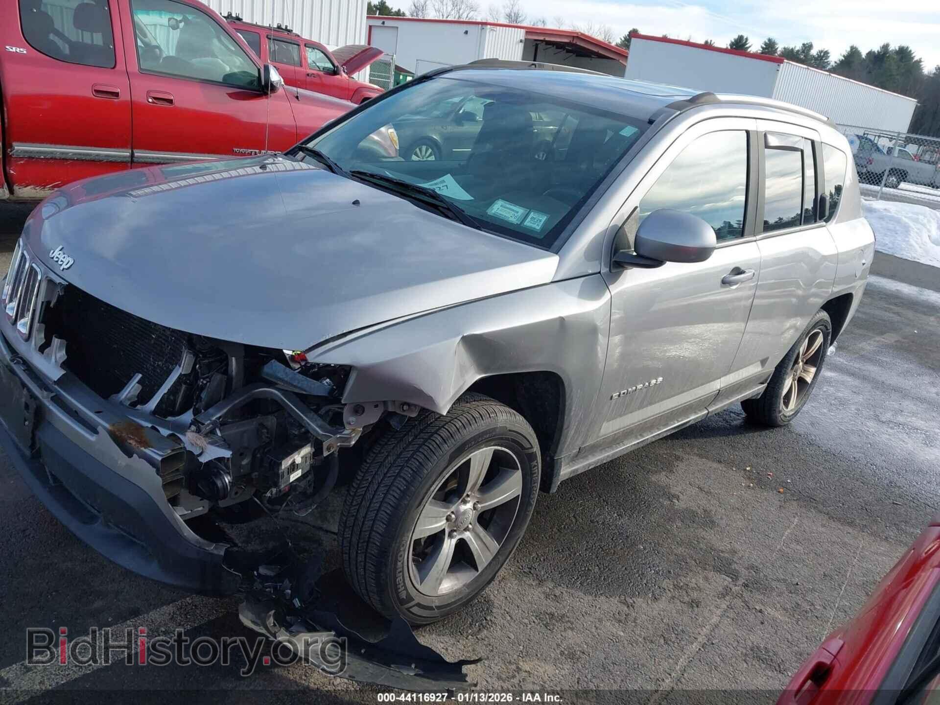 2016 JEEP COMPASS - VIN: 1C4NJDEB6GD572973 - Фото 2