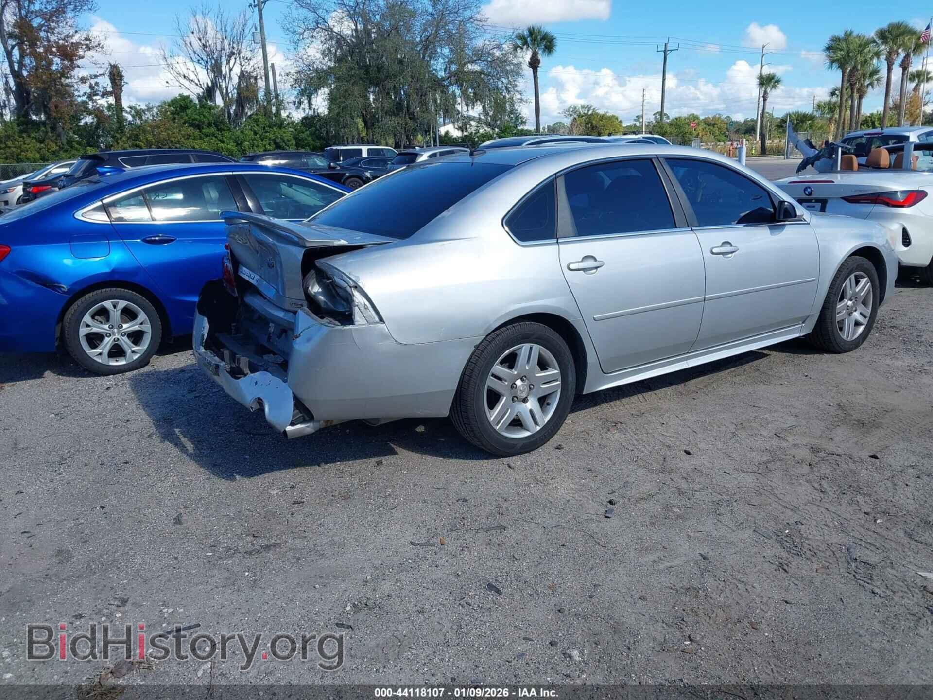 2012 CHEVROLET IMPALA - VIN: 2G1WB5E39C1286873 - Фото 4