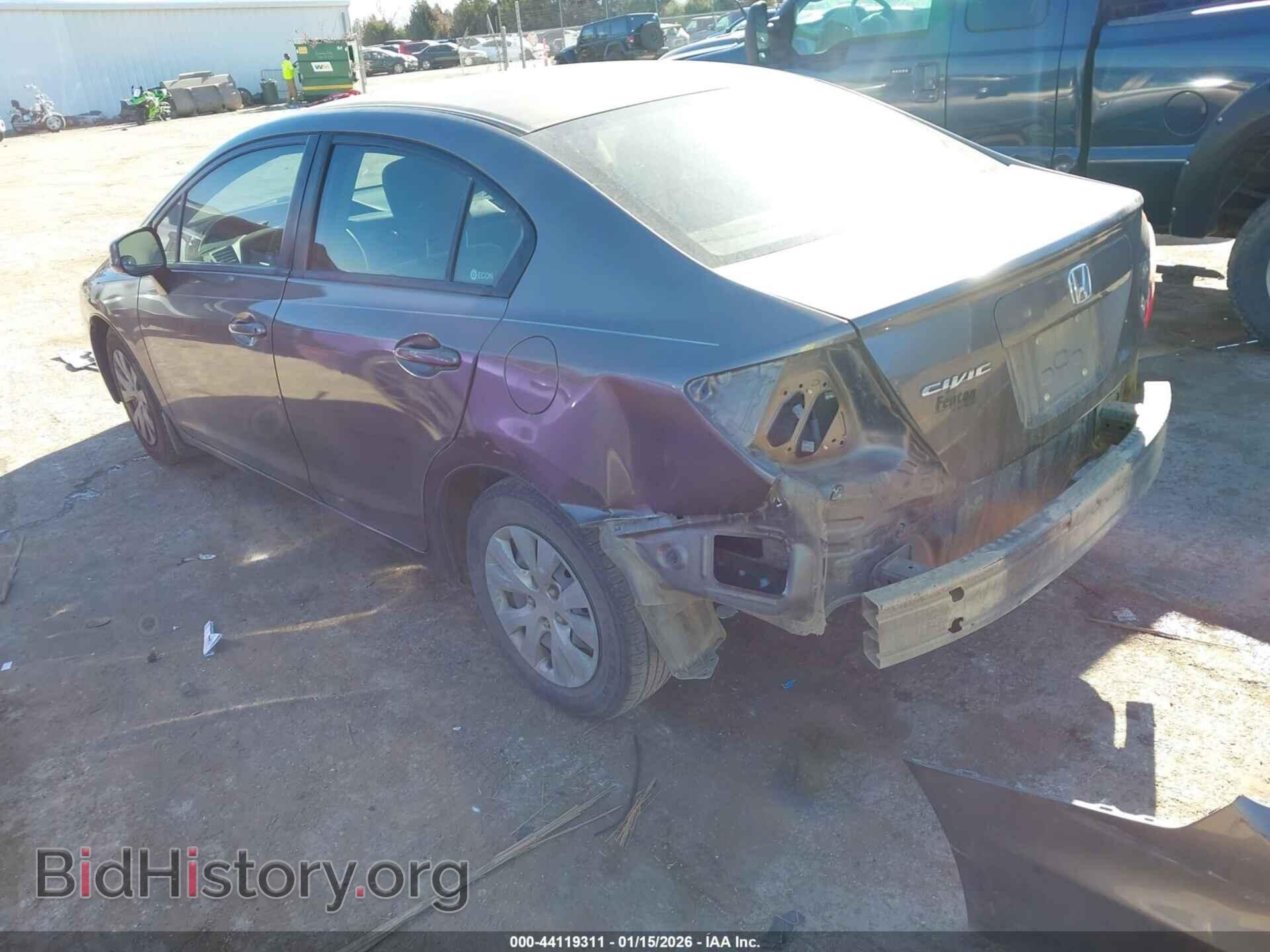 2012 HONDA CIVIC - VIN: JHMFB2F54CS001467 - Фото 3