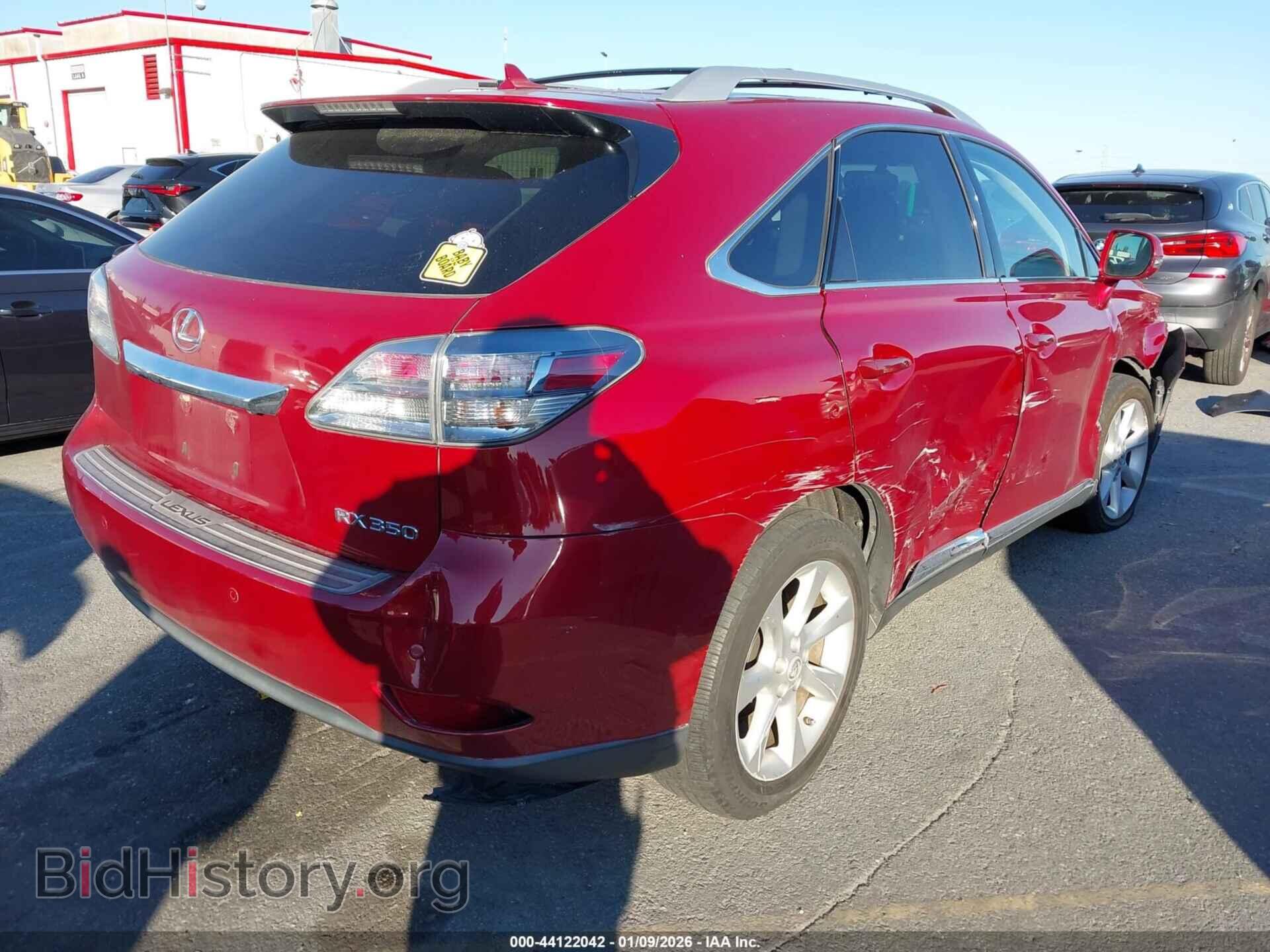 2011 LEXUS RX 350 - VIN: 2T2BK1BA2BC090576 - Фото 4