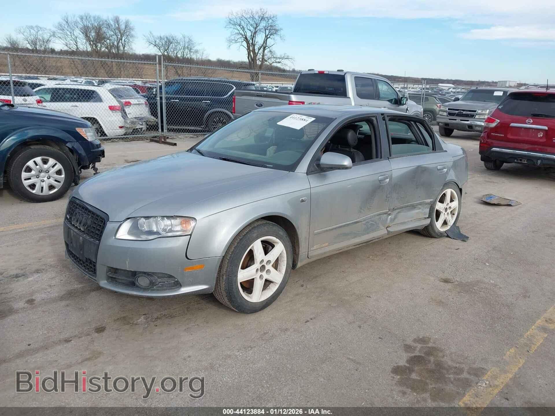 2007 AUDI A4 - VIN: WAUBF98E67A105428 - Фото 2