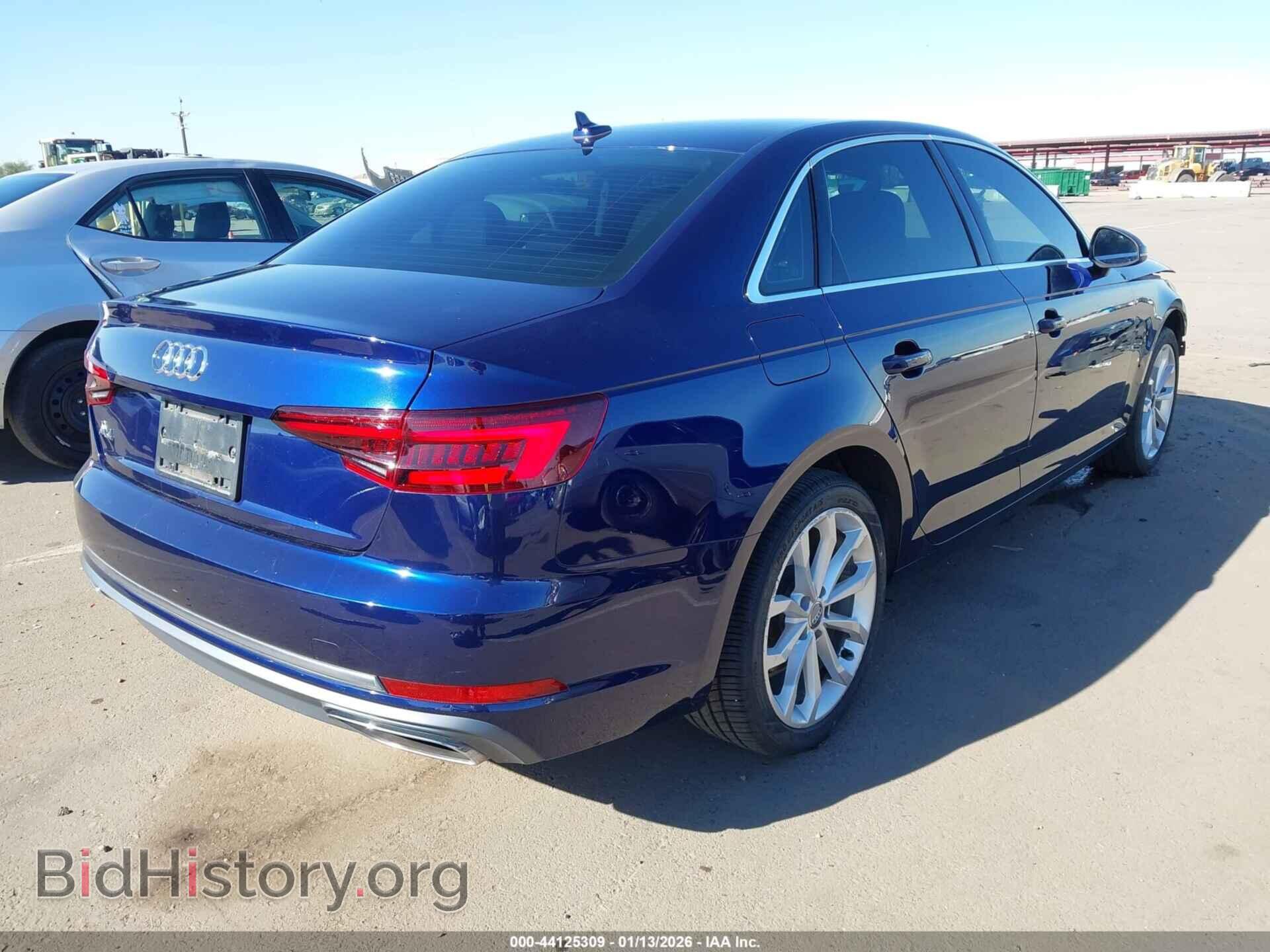 2019 AUDI A4 - VIN: WAUGMAF4XKN001078 - Фото 4
