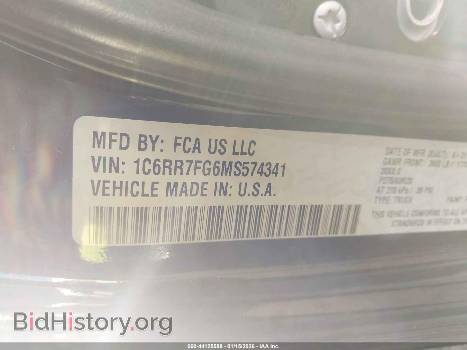 2021 RAM 1500 CLASSIC - VIN: 1C6RR7FG6MS574341 - Фото 9