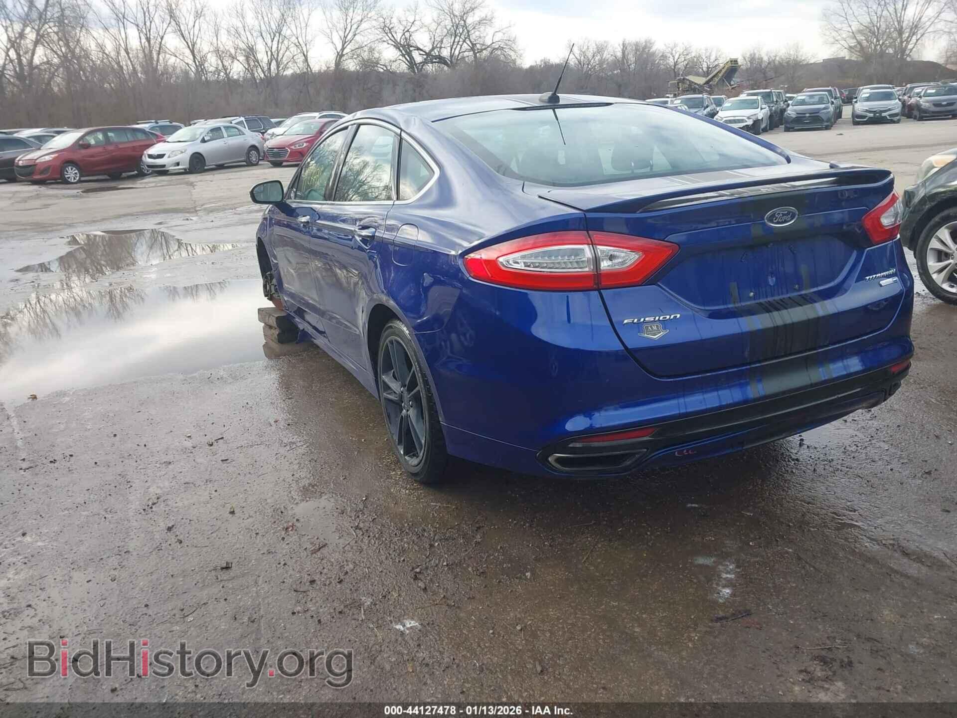2013 FORD FUSION - VIN: 3FA6P0D97DR103362 - Фото 3