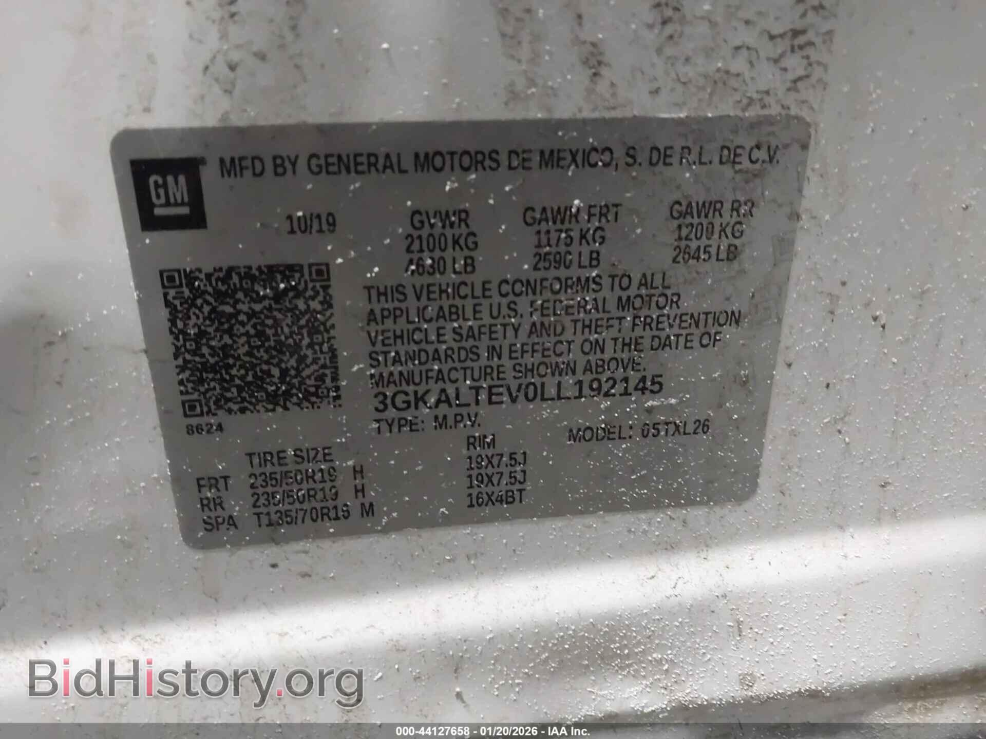 2020 GMC TERRAIN - VIN: 3GKALTEV0LL192145 - Photo 9