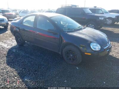 2005 Dodge NEON SXT, черный — VIN 1B3ES56C25D255409, IAAI