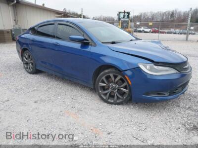 2016 Chrysler 200 S, синий — VIN 1C3CCCBB0GN144508, IAAI