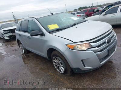 2013 Ford EDGE SE, белый — VIN 2FMDK3GC8DBE15113, IAAI