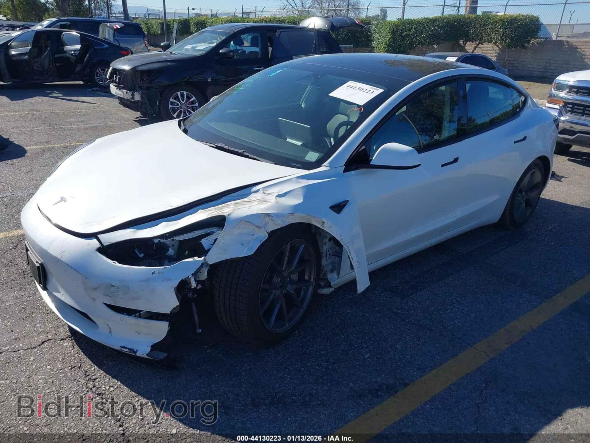 2022 TESLA MODEL 3 - VIN: 5YJ3E1EB5NF256111 - Фото 2