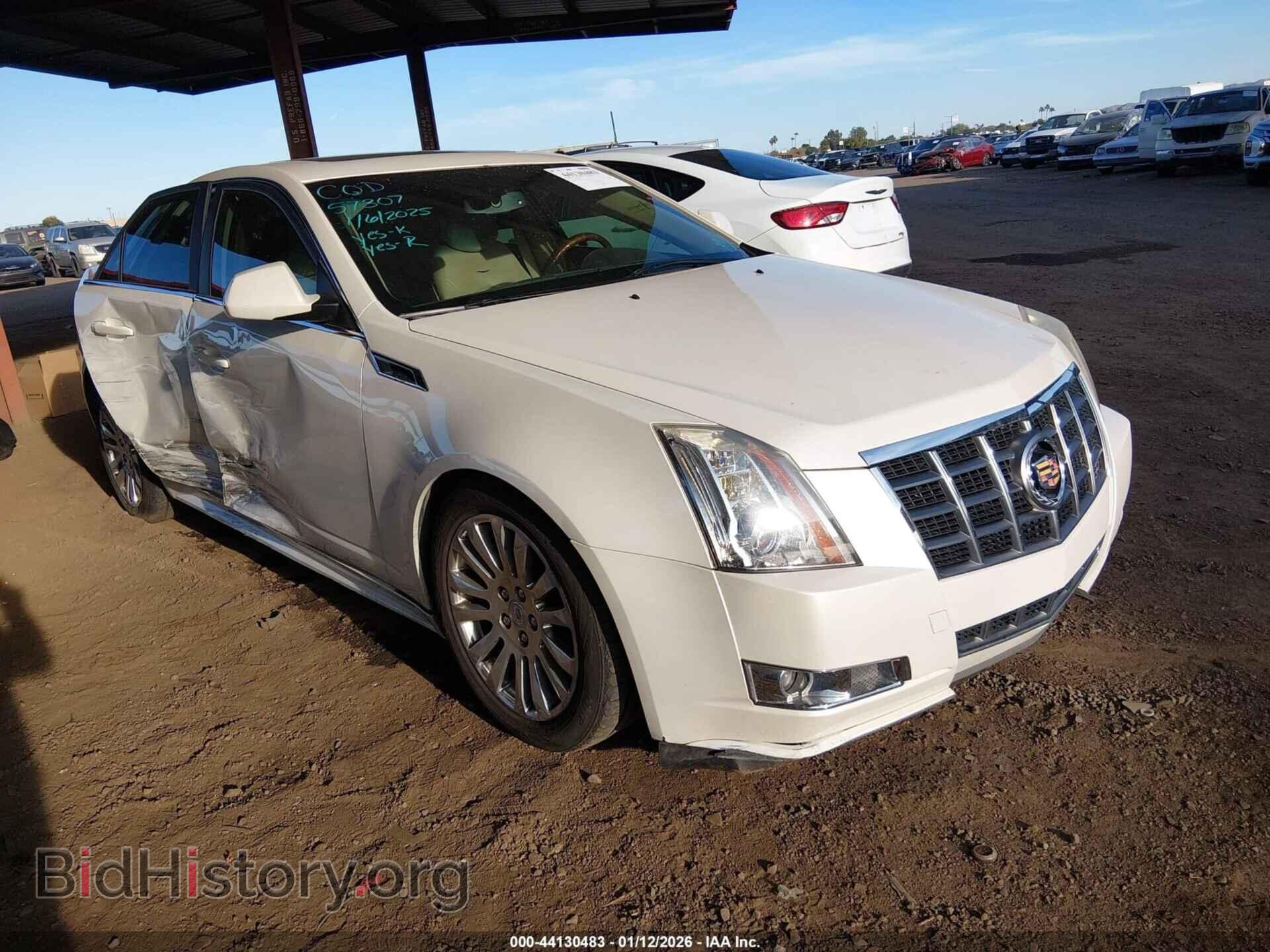 Photo 1G6DP5E39C0139063 - CADILLAC CTS 2012