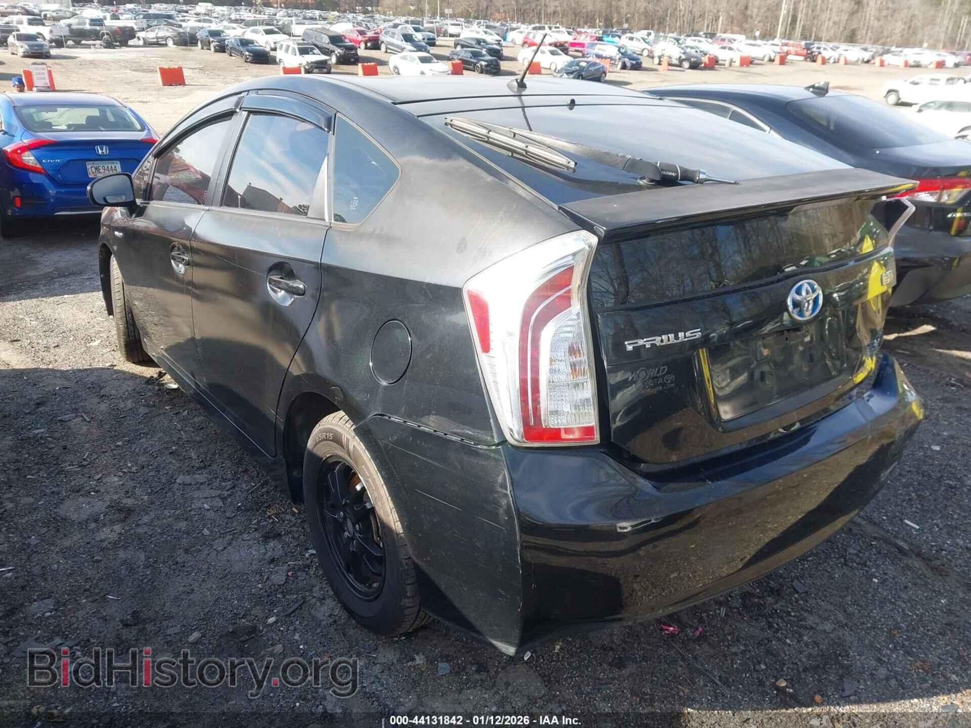 2012 TOYOTA PRIUS - VIN: JTDKN3DU2C5511547 - Фото 3