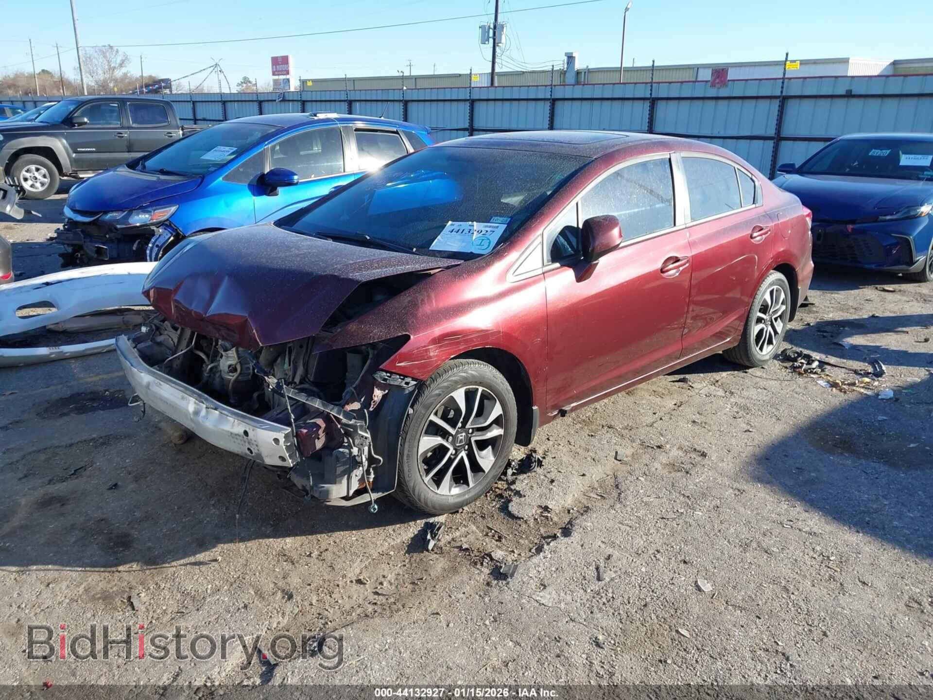 2013 HONDA CIVIC - VIN: 19XFB2F96DE074025 - Фото 2