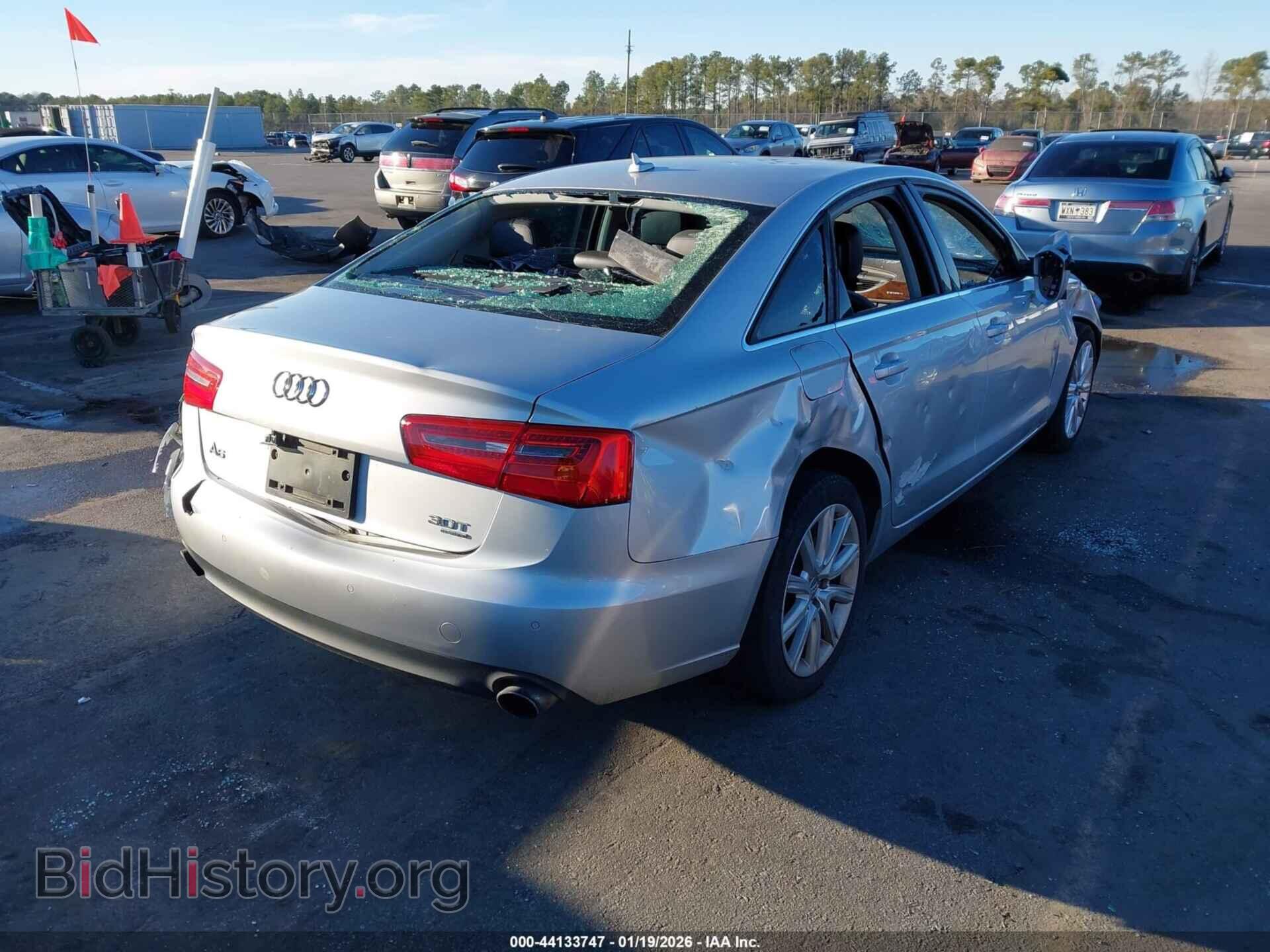 2014 AUDI A6 - VIN: WAUFGAFC0EN029485 - Фото 4