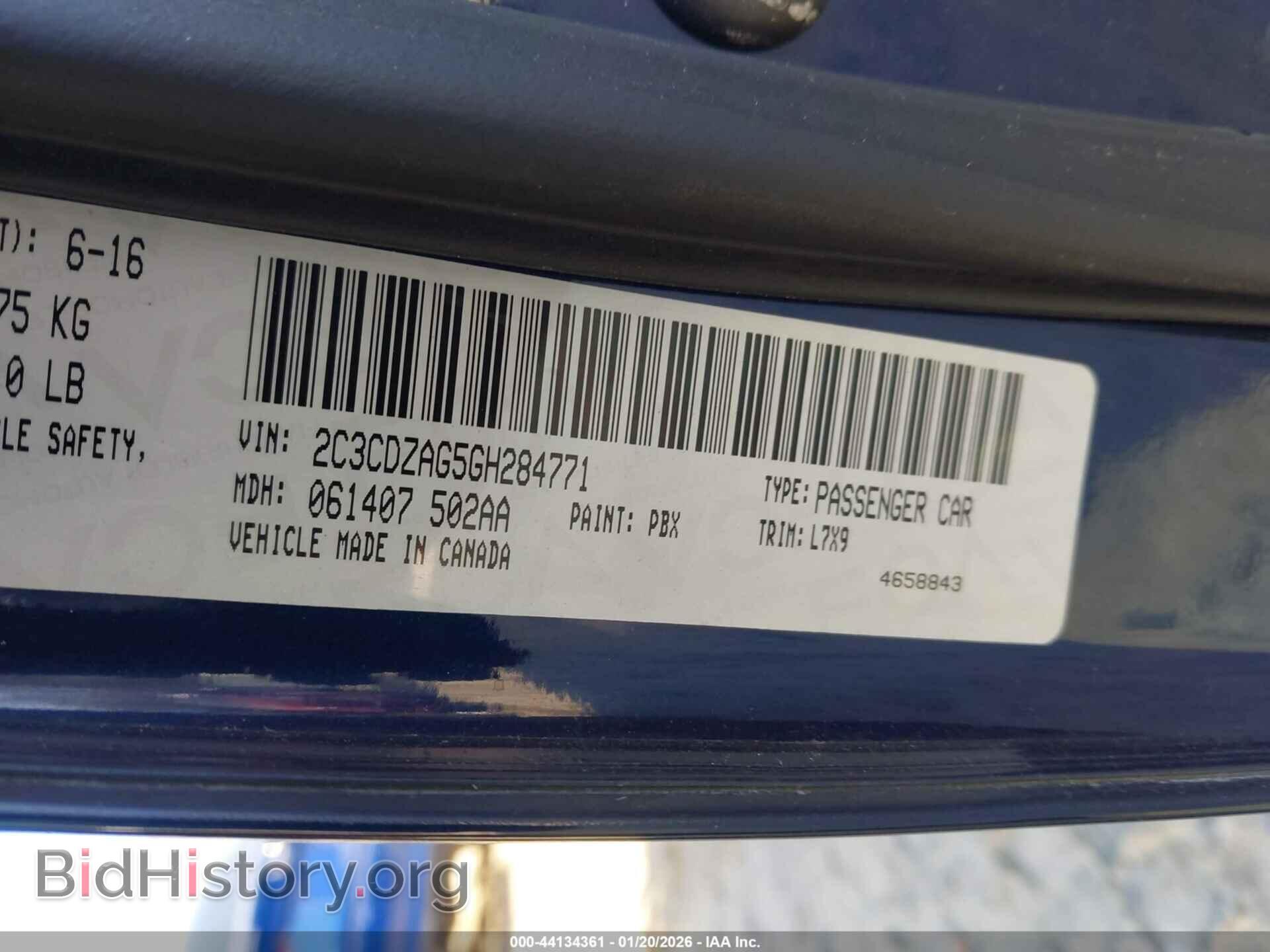 2016 DODGE CHALLENGER - VIN: 2C3CDZAG5GH284771 - Photo 9