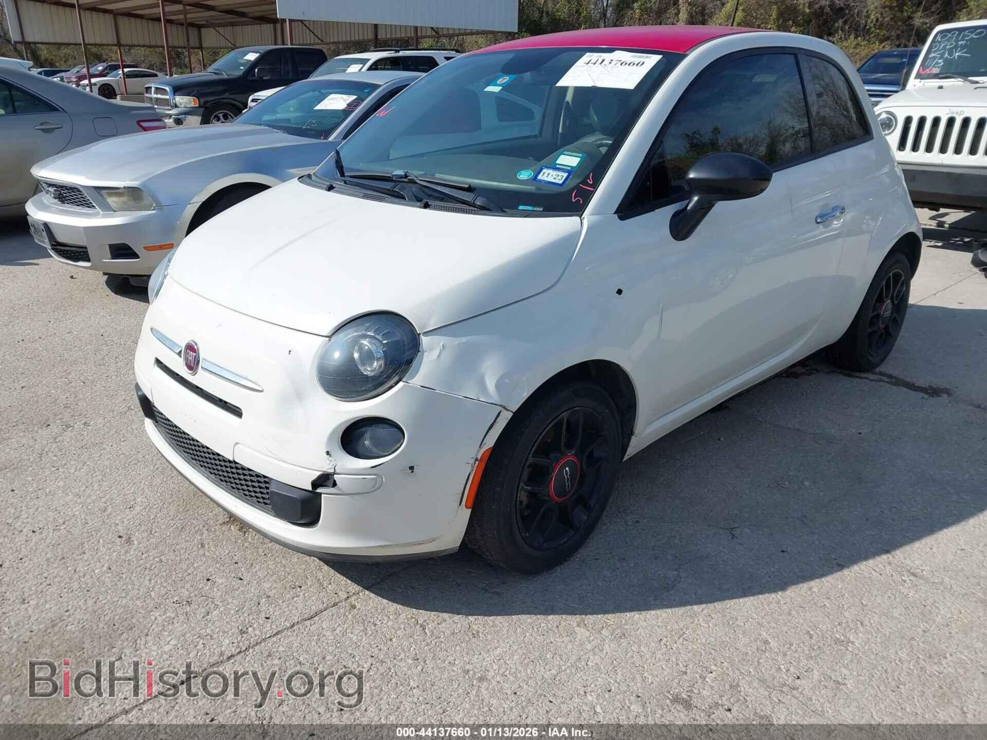 2015 FIAT 500 - VIN: 3C3CFFAR1FT612607 - Фото 2