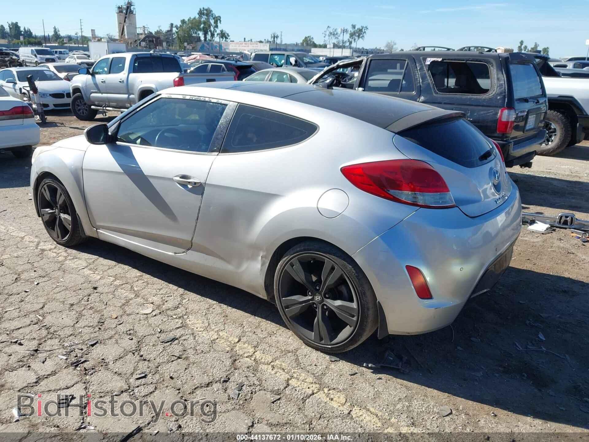 2012 HYUNDAI VELOSTER - VIN: KMHTC6AD4CU024075 - Фото 3