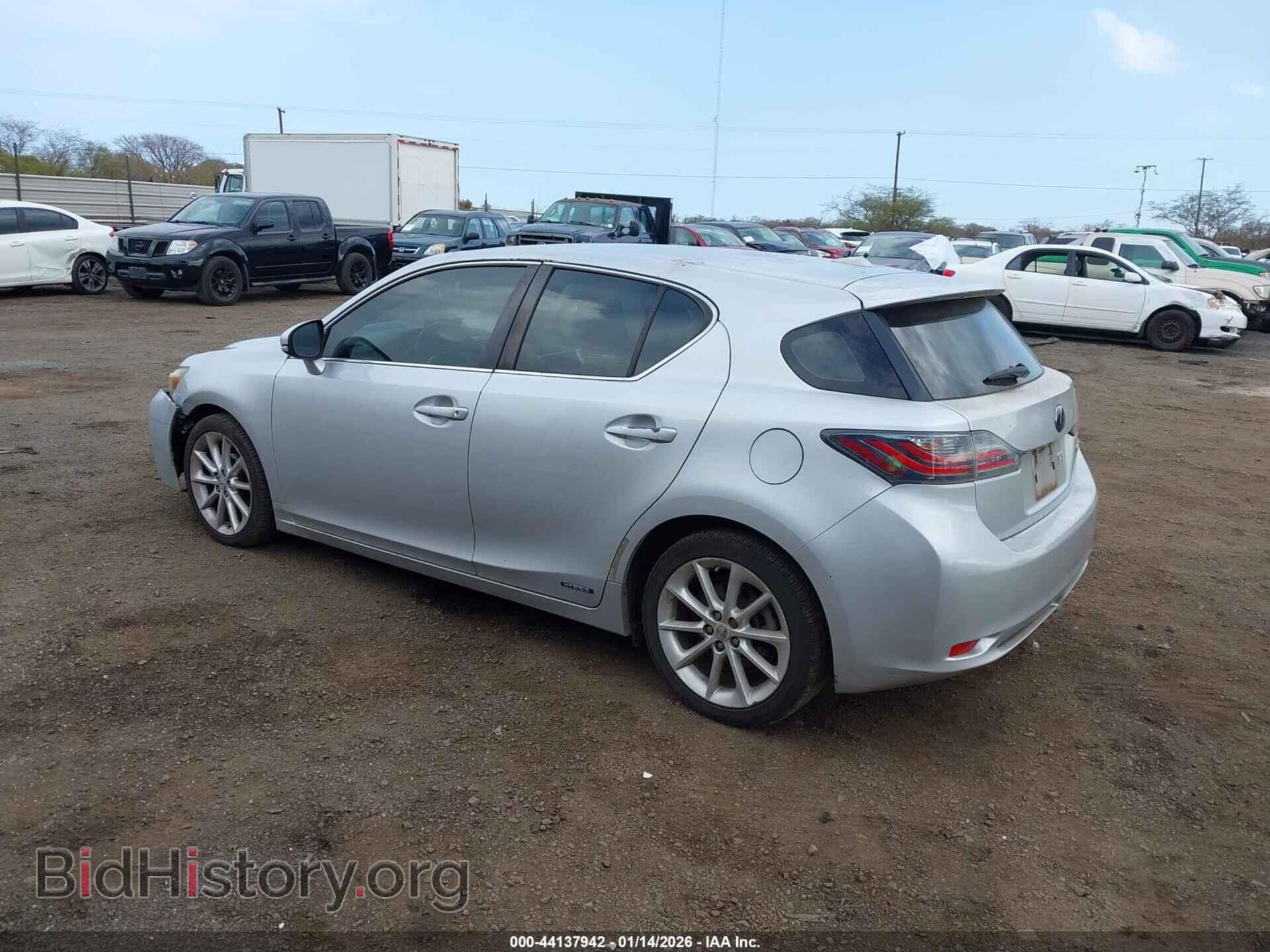 2012 LEXUS CT 200H - VIN: JTHKD5BH3C2091009 - Фото 3