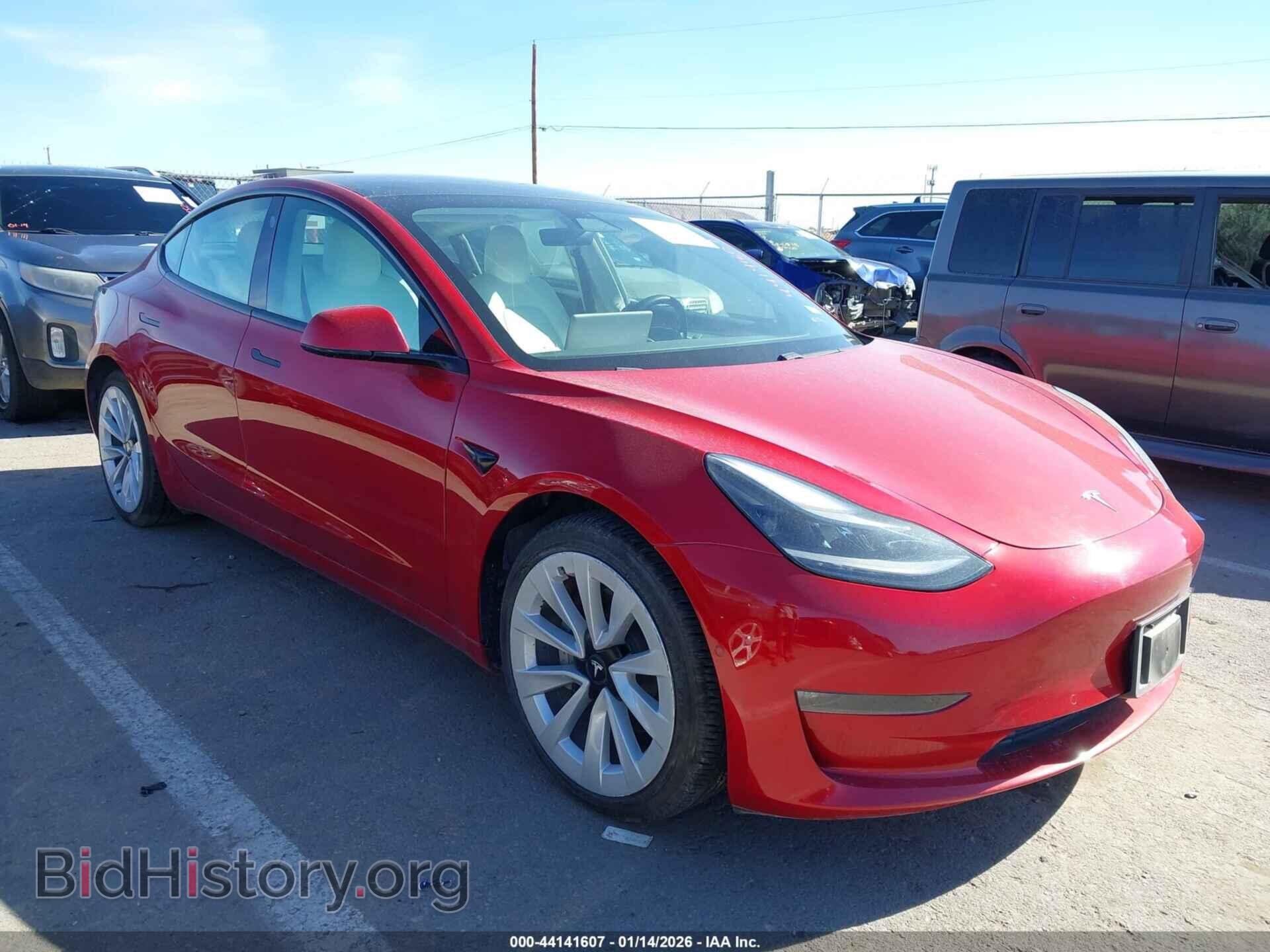 Photo 5YJ3E1EB3MF064264 - TESLA MODEL 3 2021