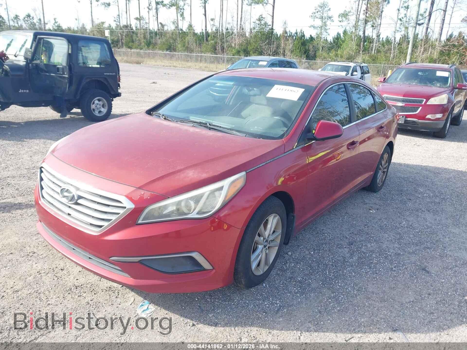 2016 HYUNDAI SONATA - VIN: 5NPE24AF0GH323097 - Фото 2