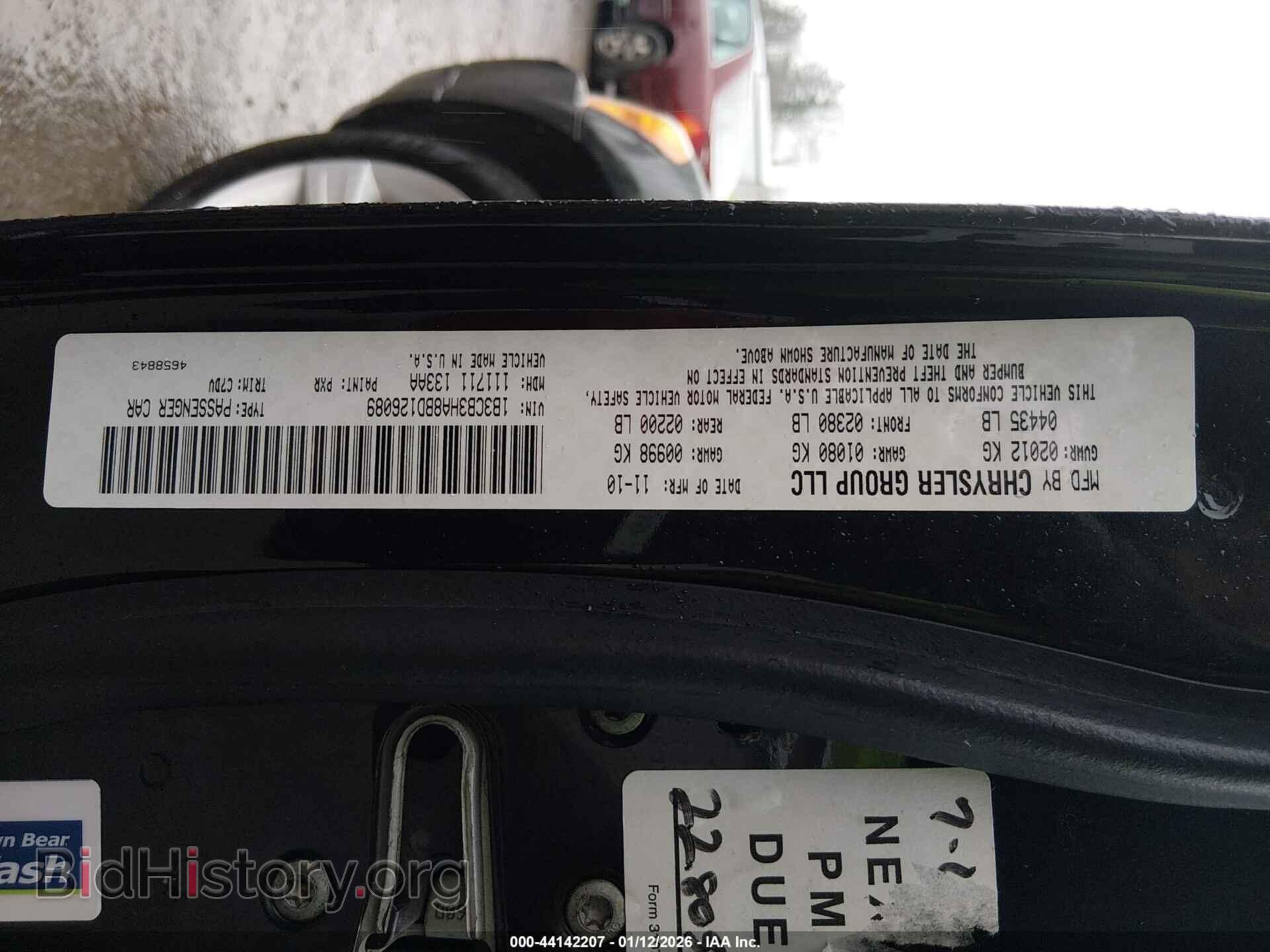 2011 DODGE CALIBER - VIN: 1B3CB3HA8BD126089 - Фото 9