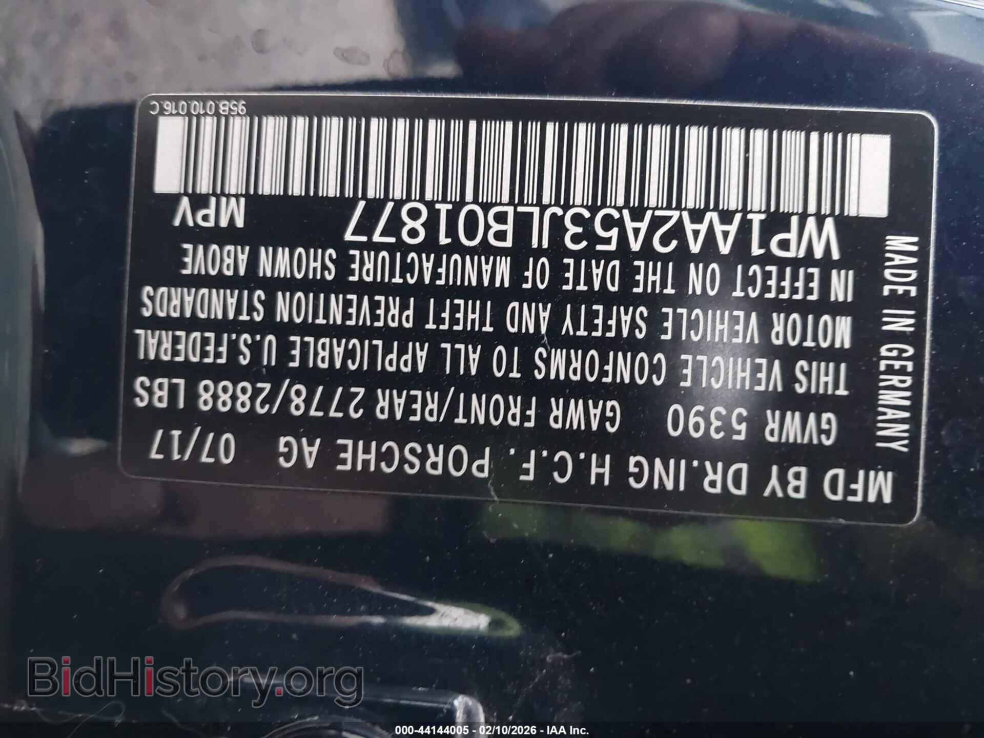 2018 PORSCHE MACAN - VIN: WP1AA2A53JLB01877 - Фото 9