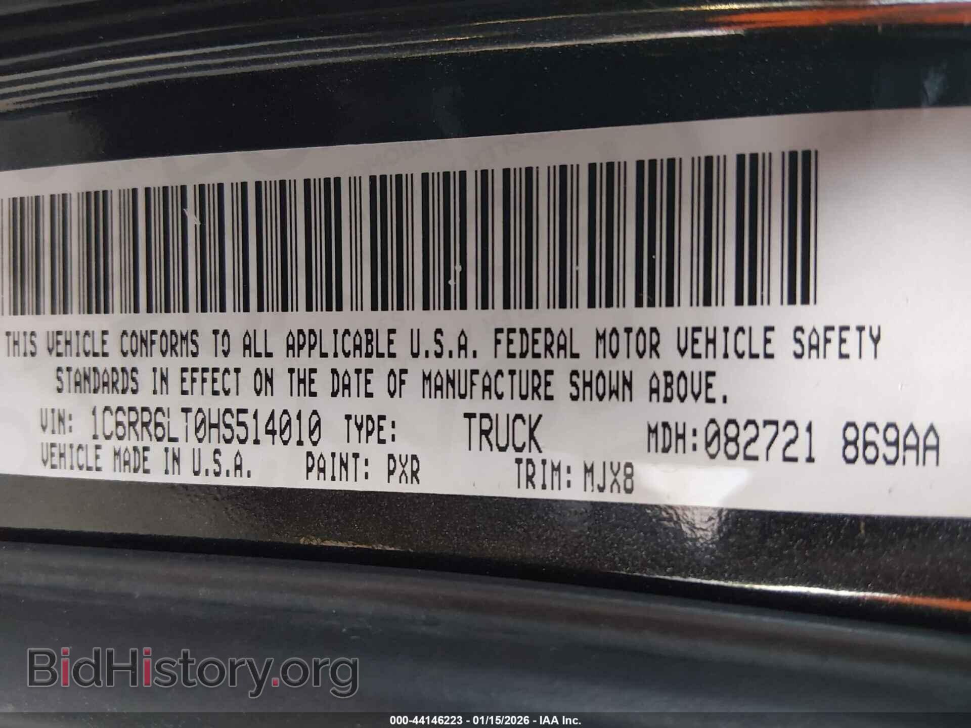 2017 RAM 1500 - VIN: 1C6RR6LT0HS514010 - Фото 9