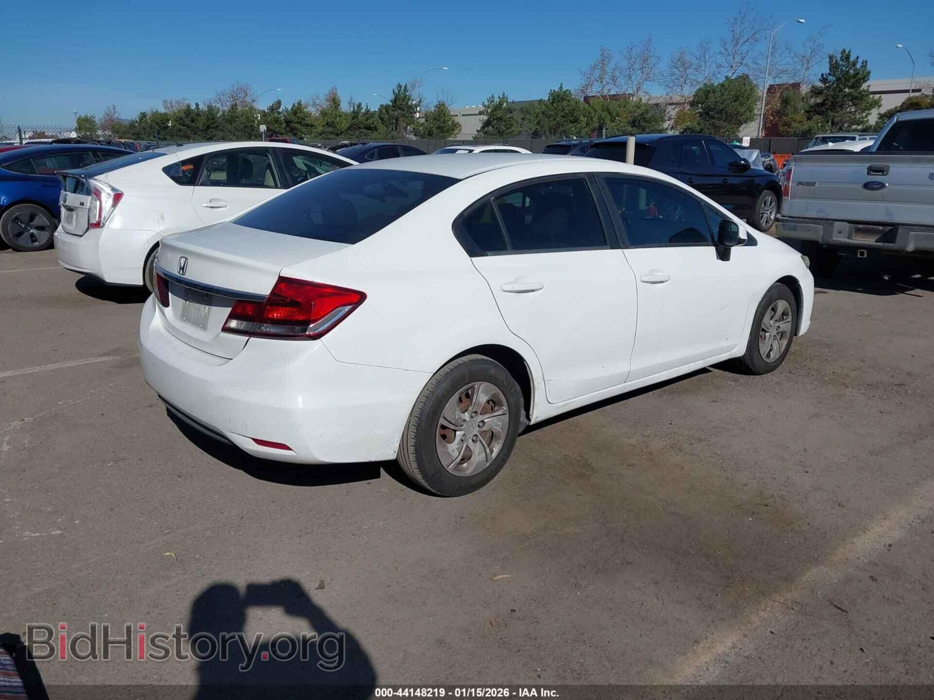 2013 HONDA CIVIC - VIN: 19XFB2F52DE201429 - Фото 4