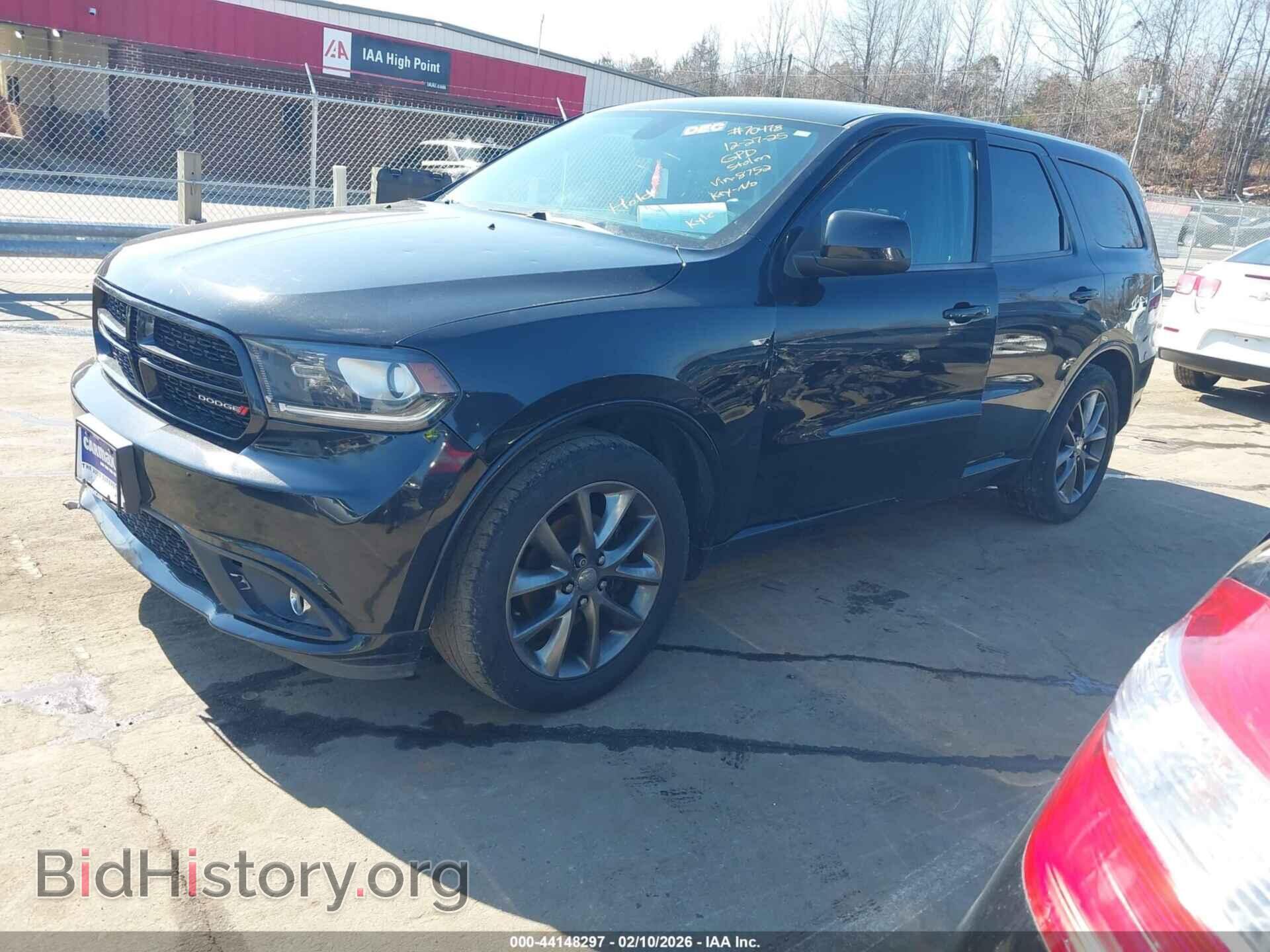2014 DODGE DURANGO - VIN: 1C4RDHAG4EC598752 - Photo 2
